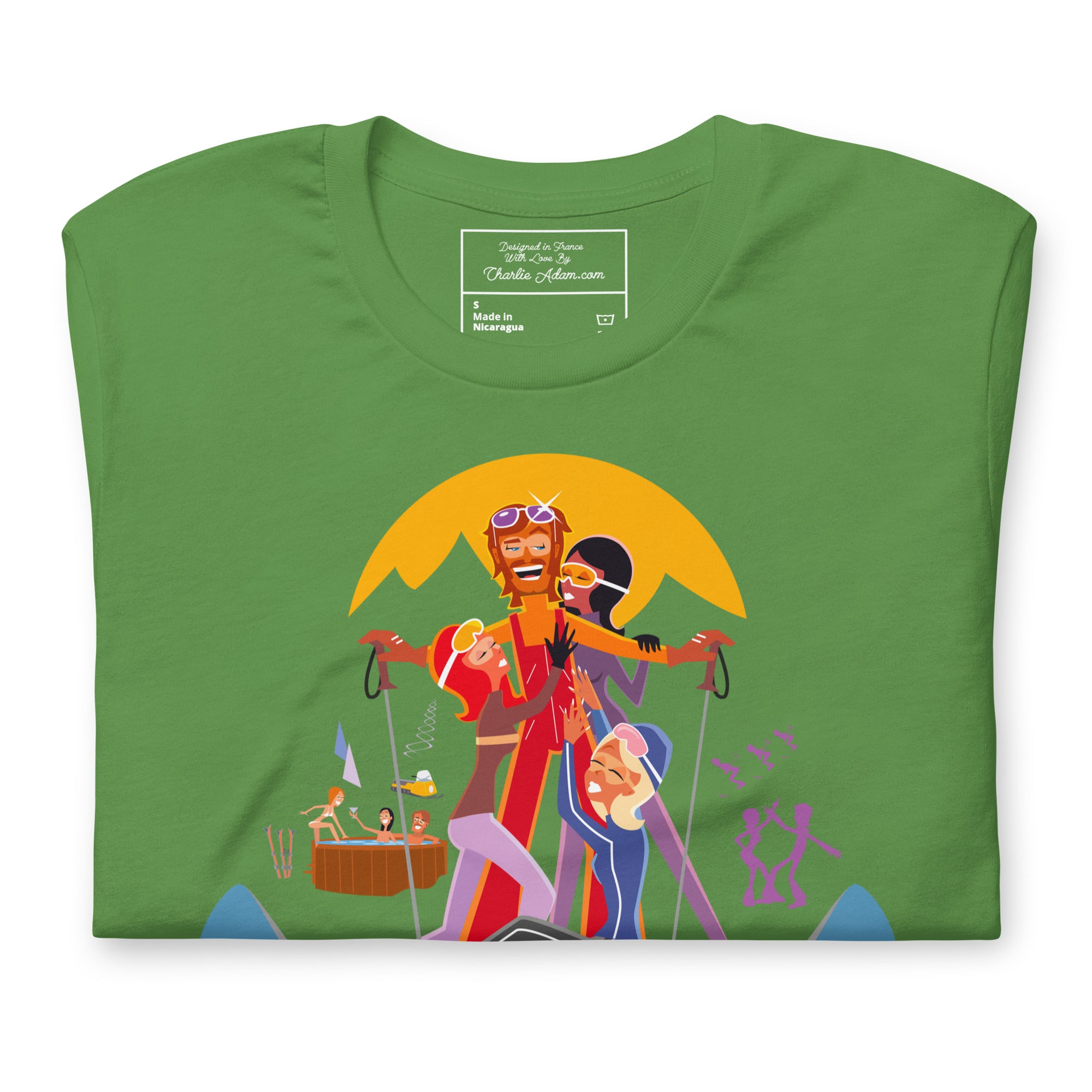 T-shirt en coton unisexe Love instructor First lesson free sur couleurs foncées