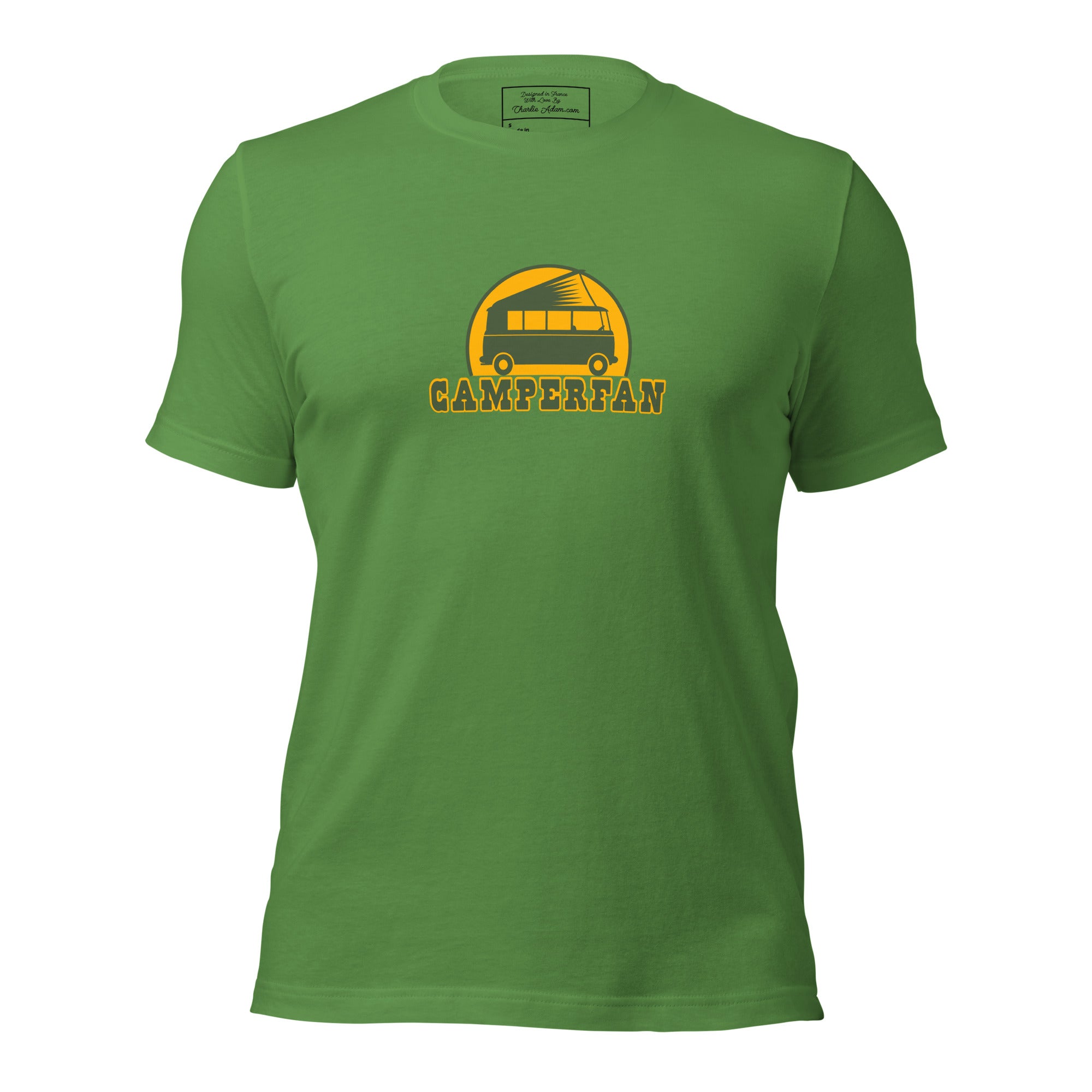 T-shirt en coton unisexe Camperfan sur verts