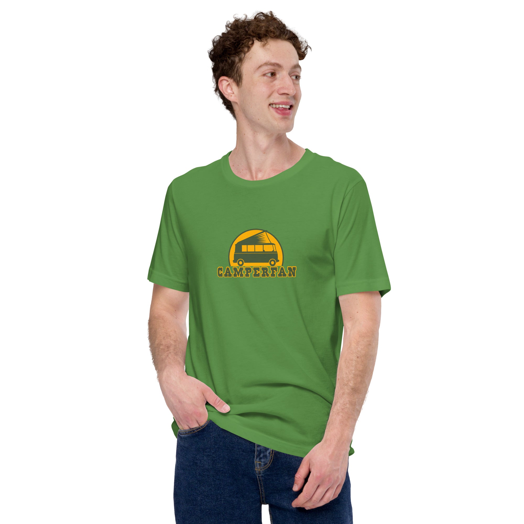 T-shirt en coton unisexe Camperfan sur verts