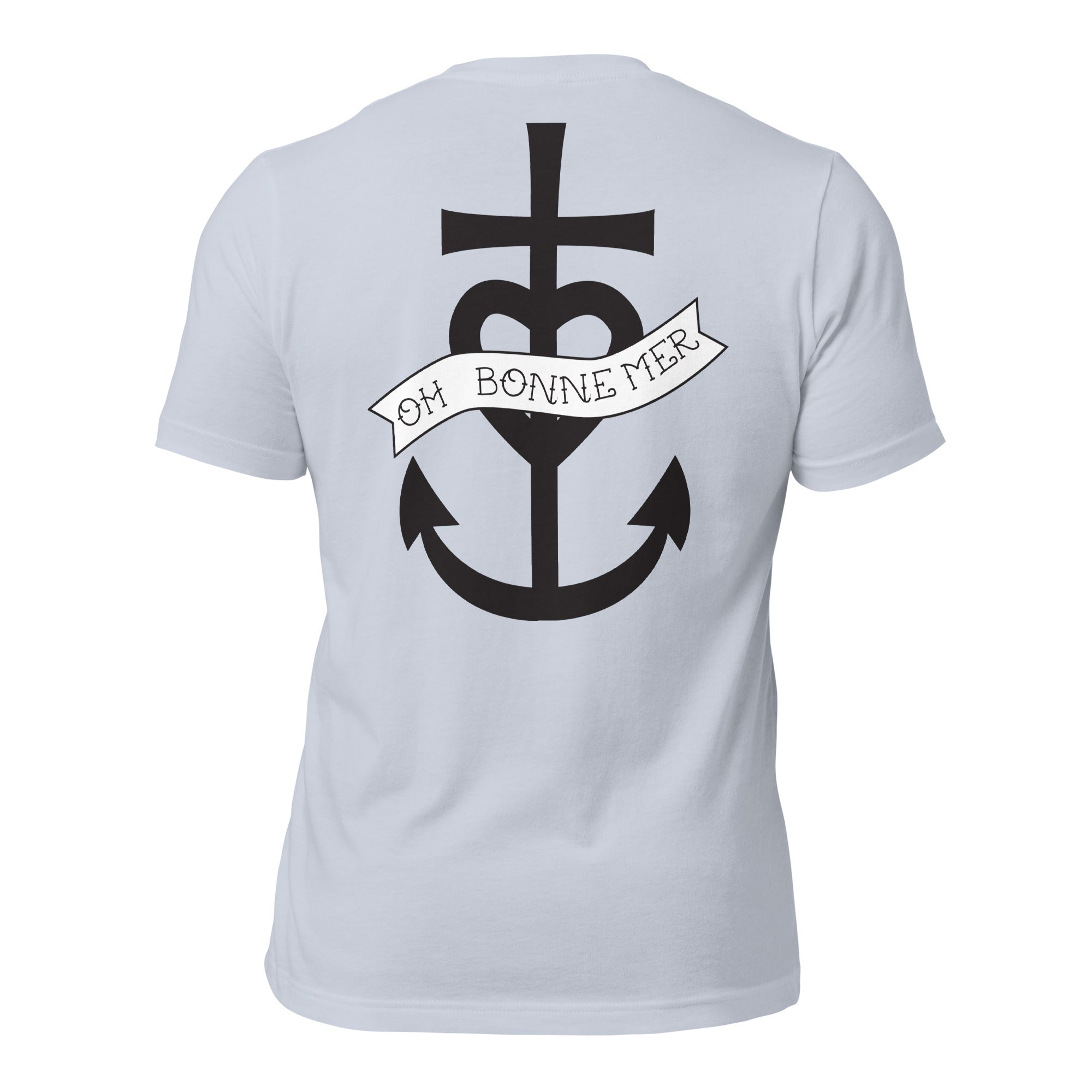 Unisex t-shirt Oh Bonne Mer 1 large printed pattern (back)