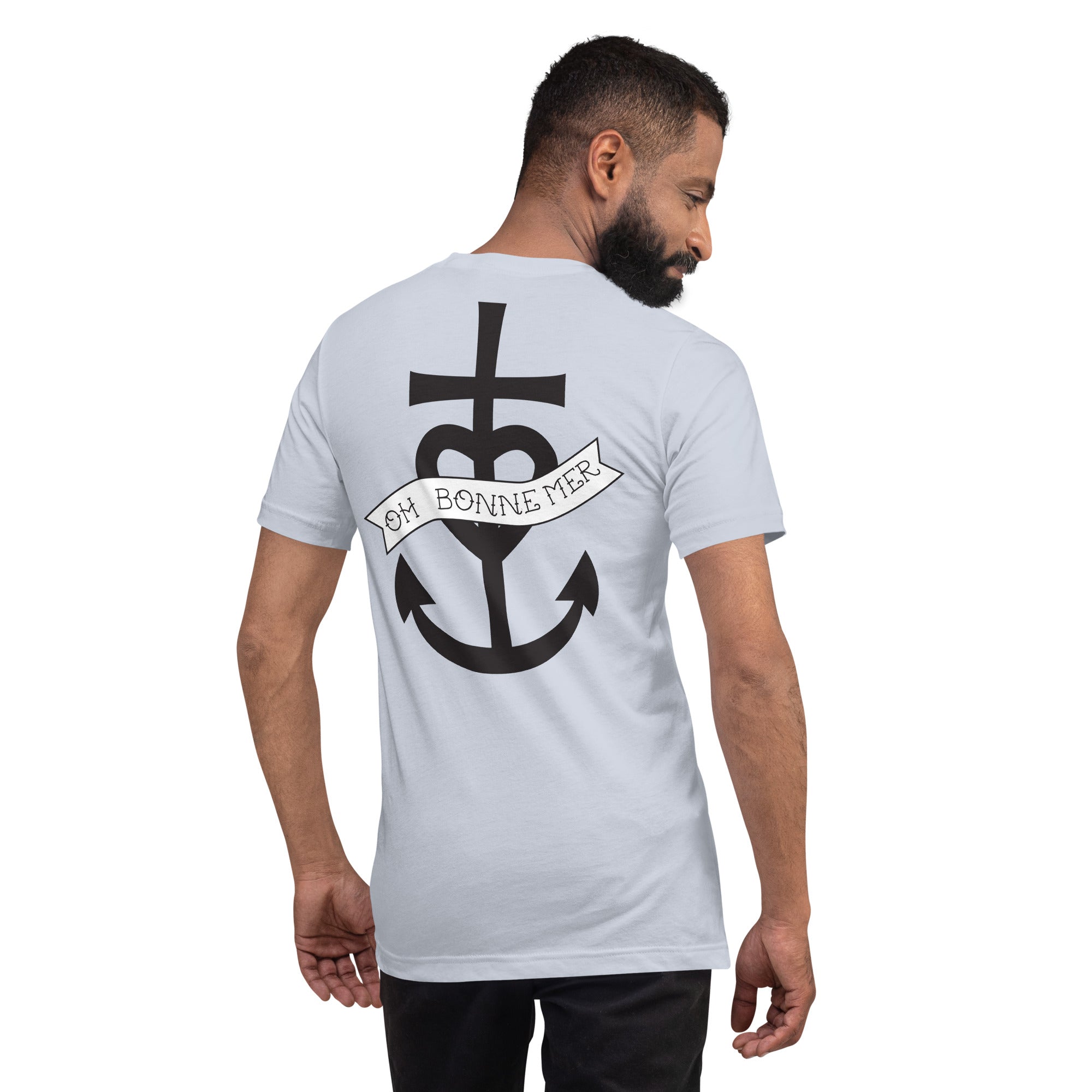 Unisex t-shirt Oh Bonne Mer 1 large printed pattern (back)