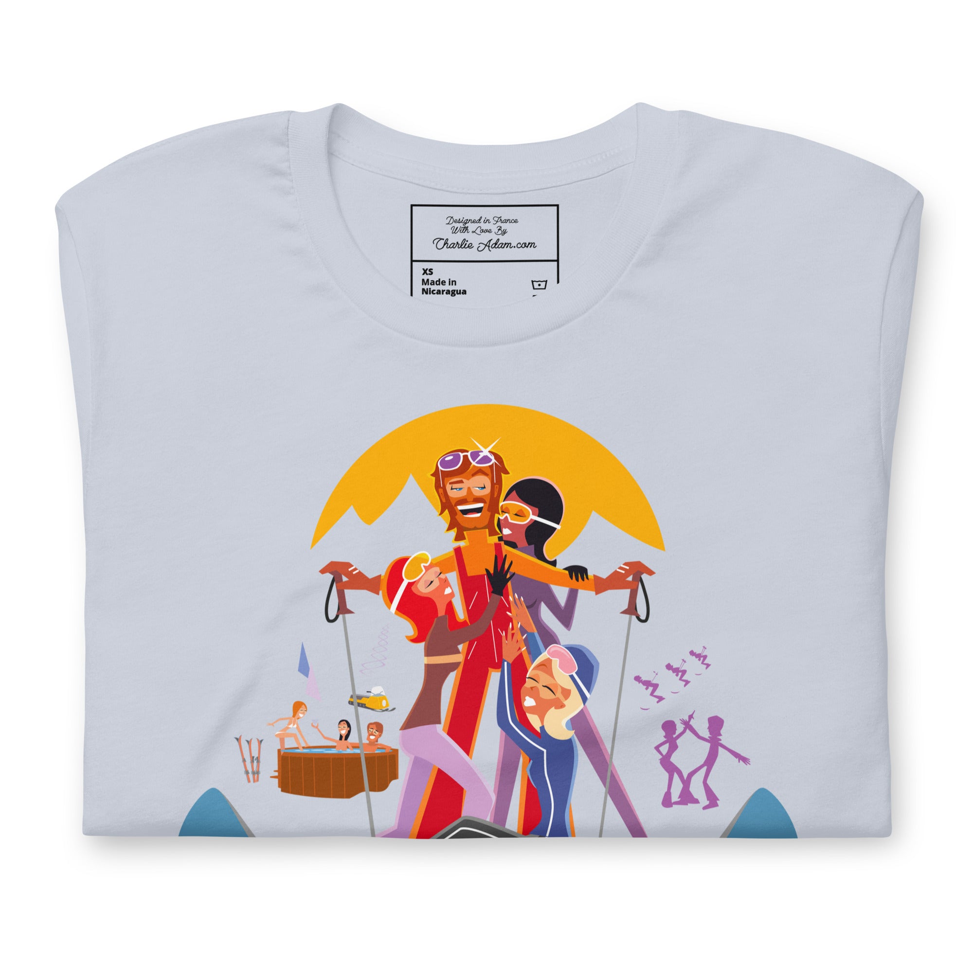 T-shirt en coton unisexe Love instructor First lesson free sur couleurs claires