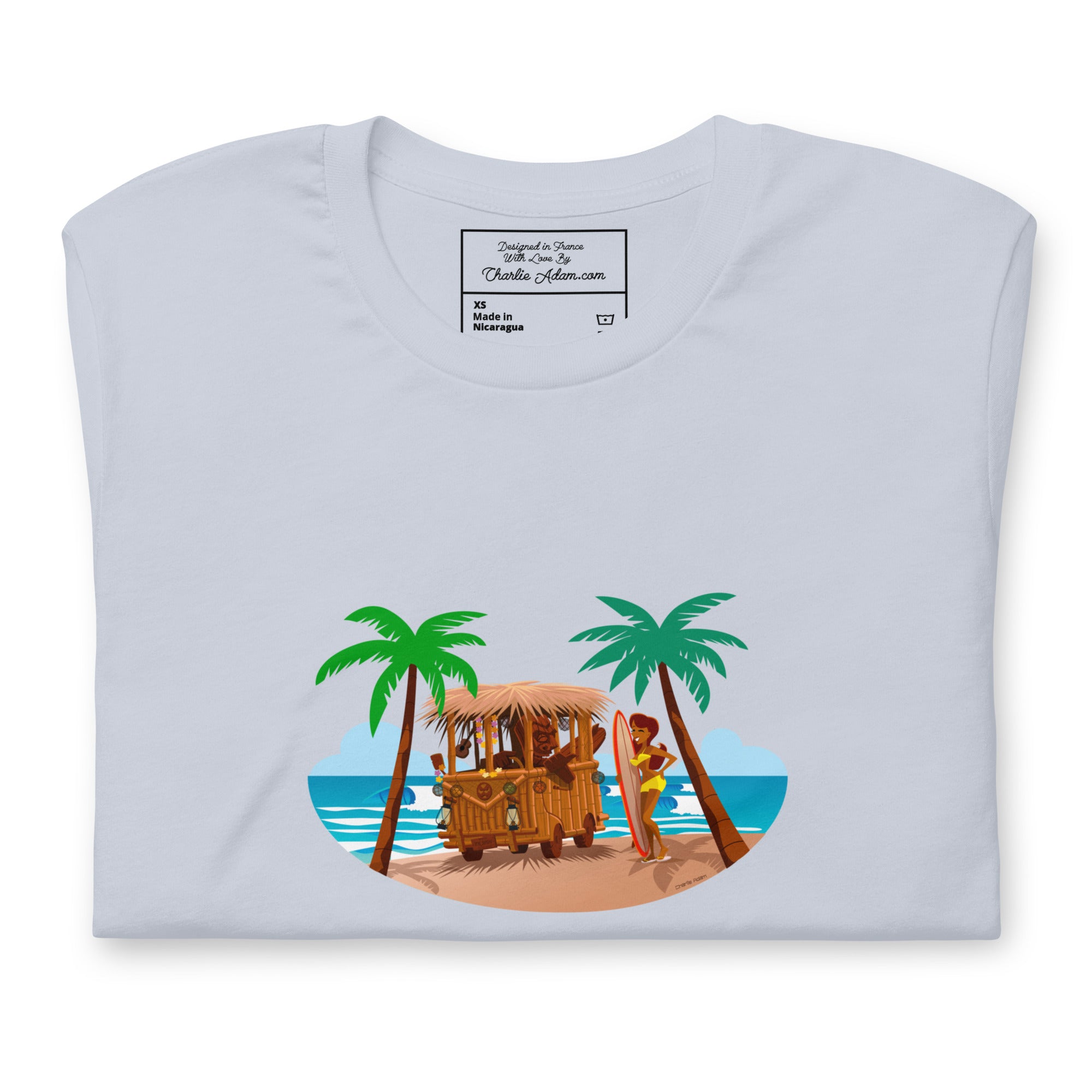Unisex t-shirt Tiki Kombi on light colors