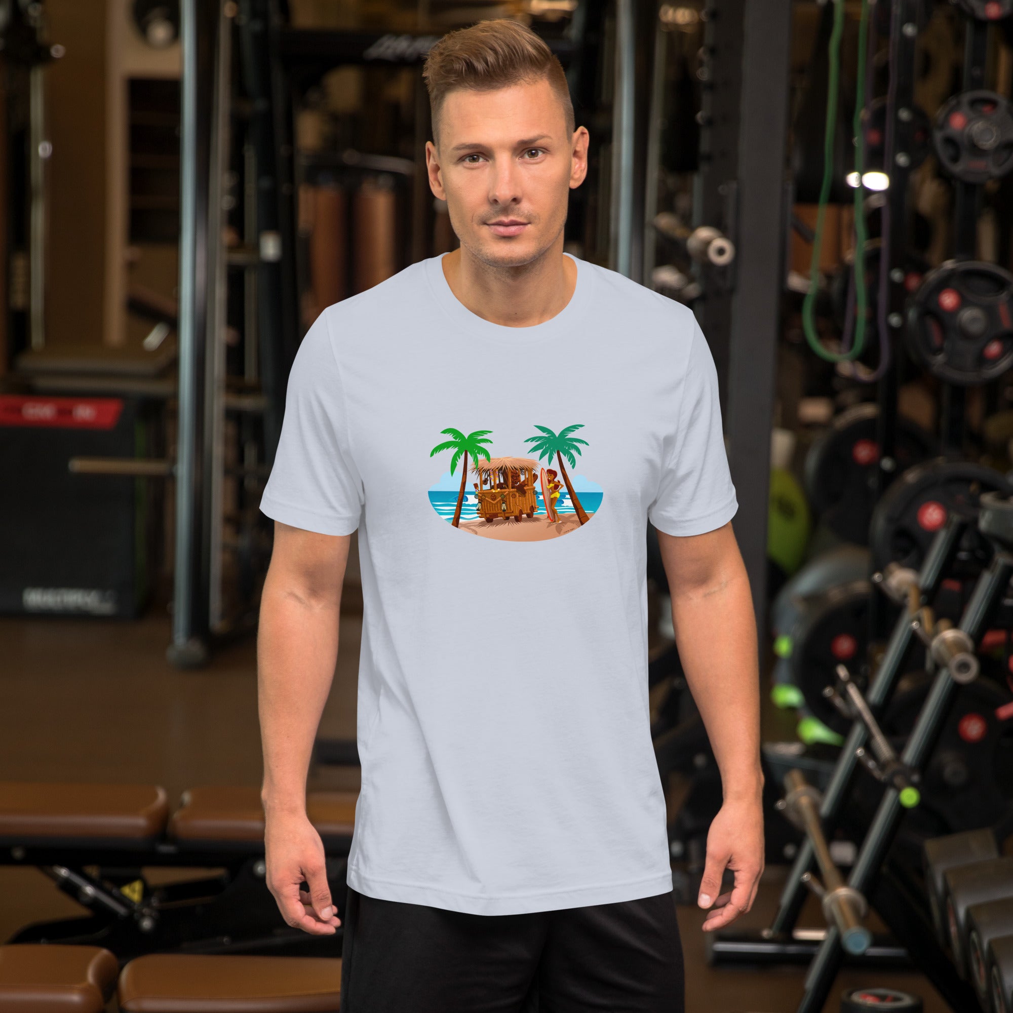 Unisex t-shirt Tiki Kombi on light colors