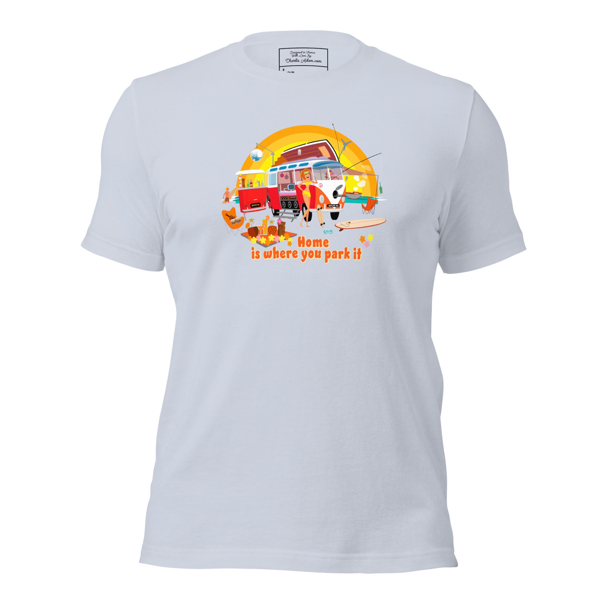 Unisex cotton t-shirt Ultra Combi on light colors