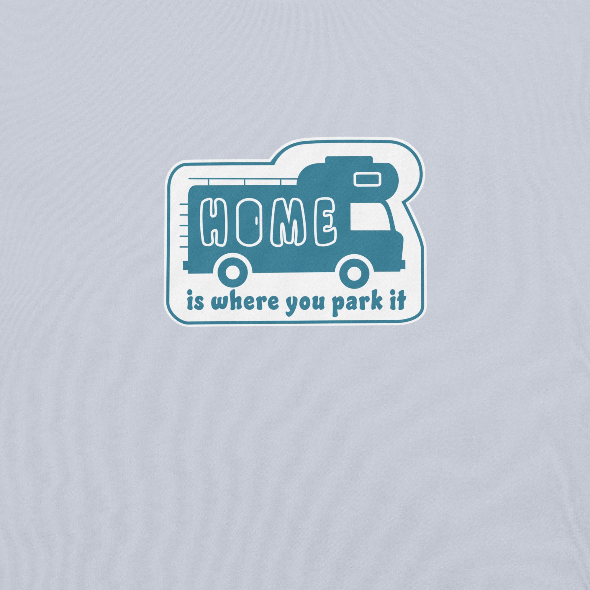 Unisex cotton t-shirt Bold Camper Van on light colors