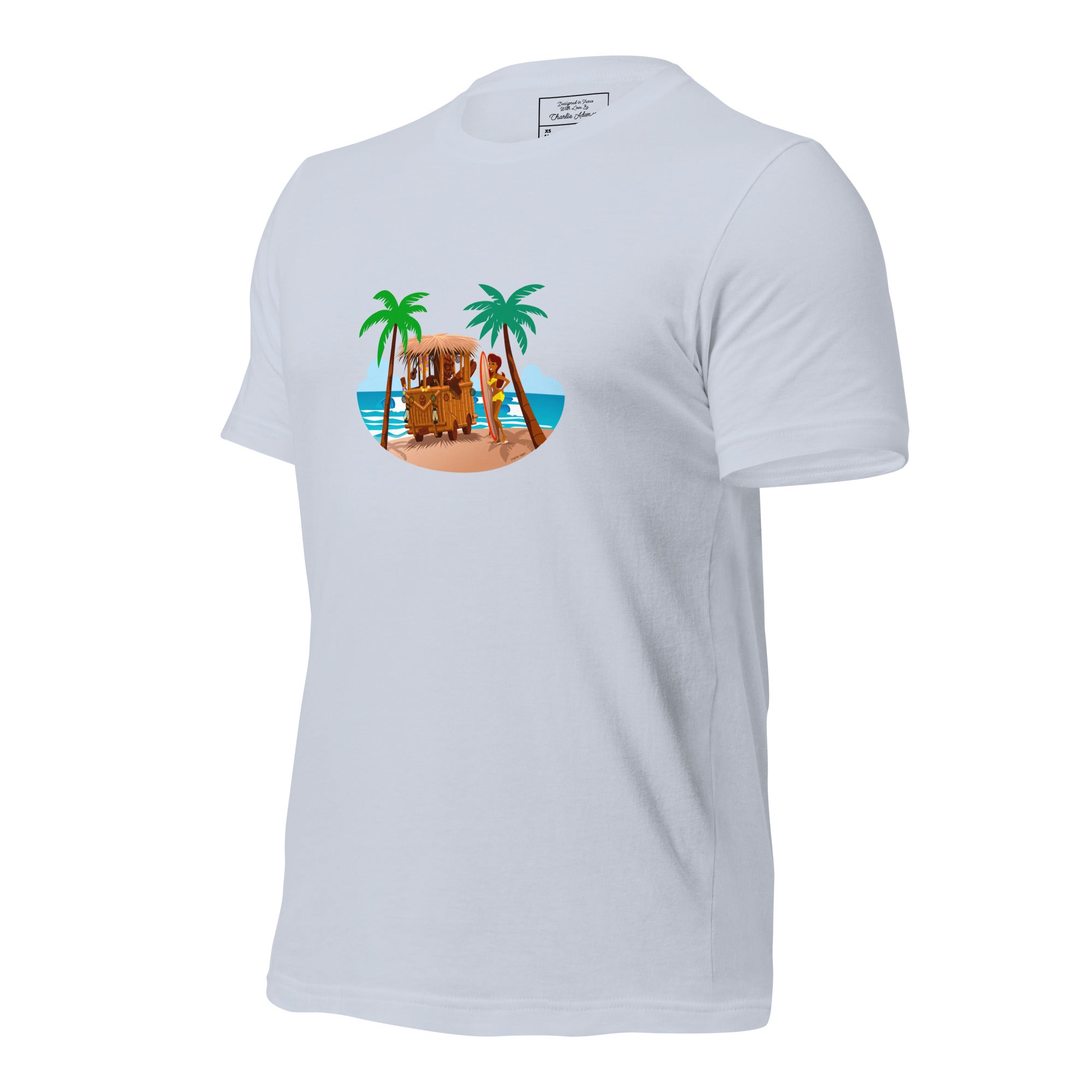 Unisex t-shirt Tiki Kombi on light colors