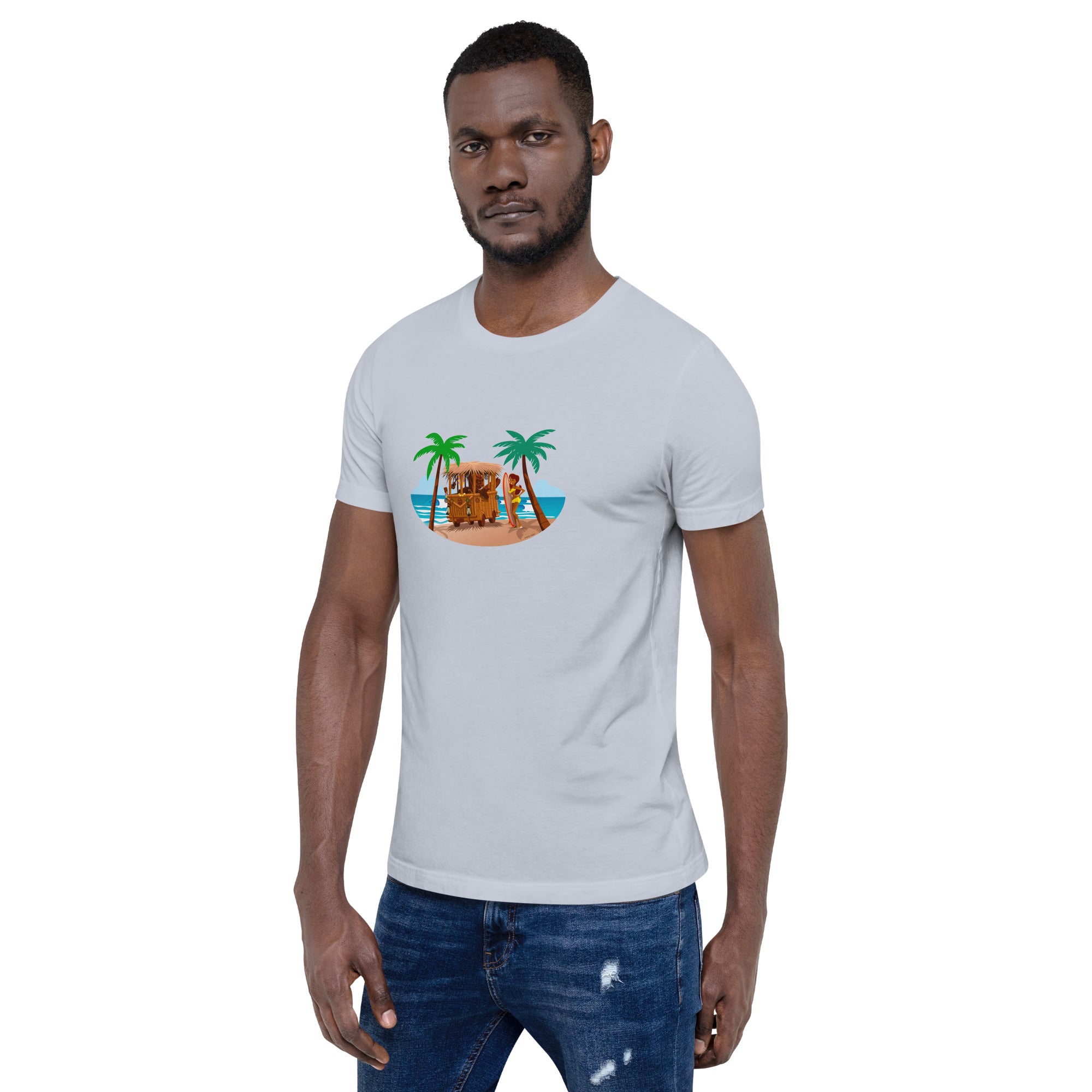 Unisex t-shirt Tiki Kombi on light colors
