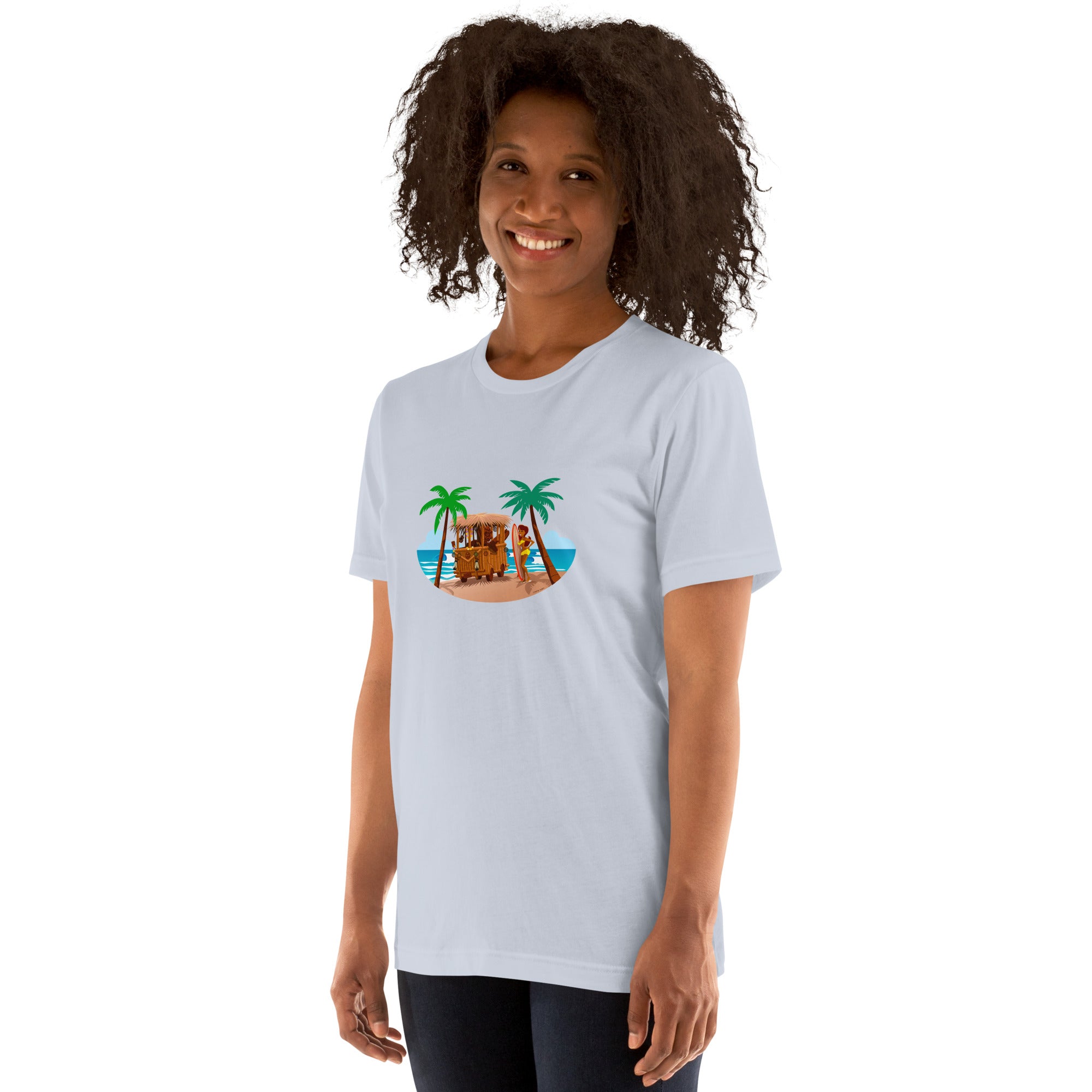 Unisex t-shirt Tiki Kombi on light colors