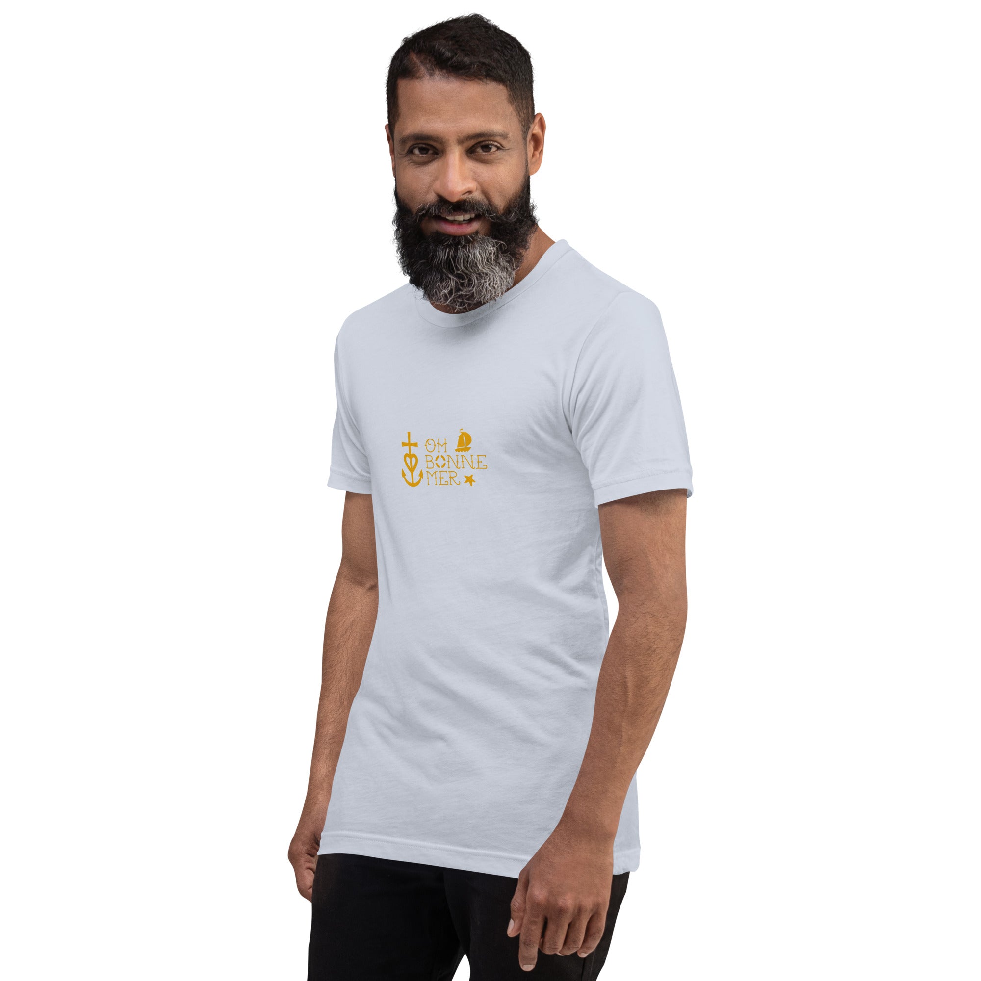 T-shirt en coton unisexe Oh Bonne Mer 2 sur couleurs claires