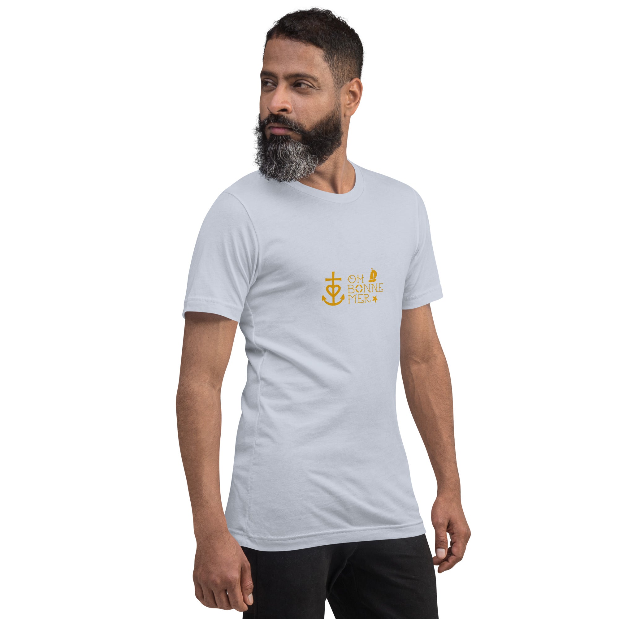 T-shirt en coton unisexe Oh Bonne Mer 2 sur couleurs claires