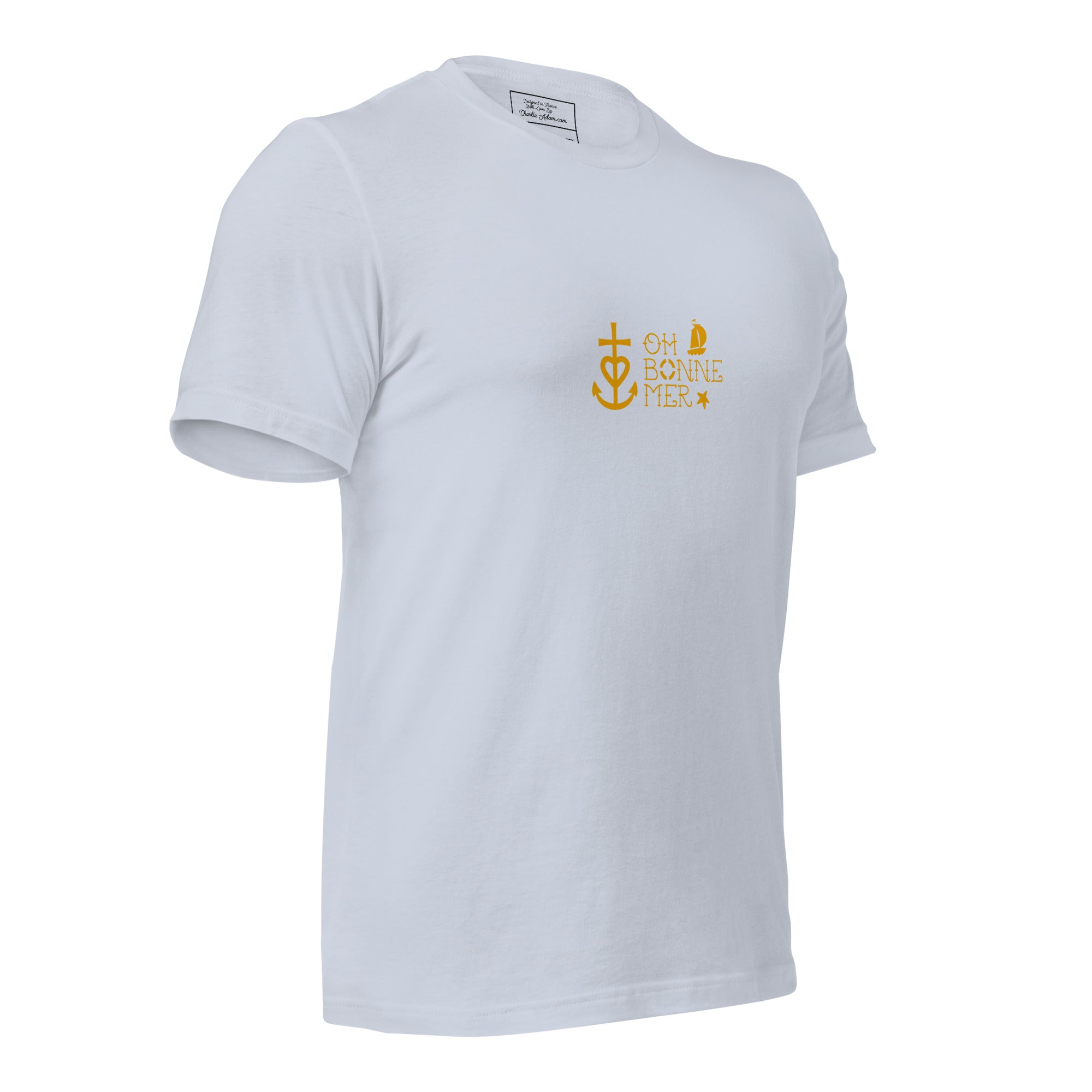 T-shirt en coton unisexe Oh Bonne Mer 2 sur couleurs claires