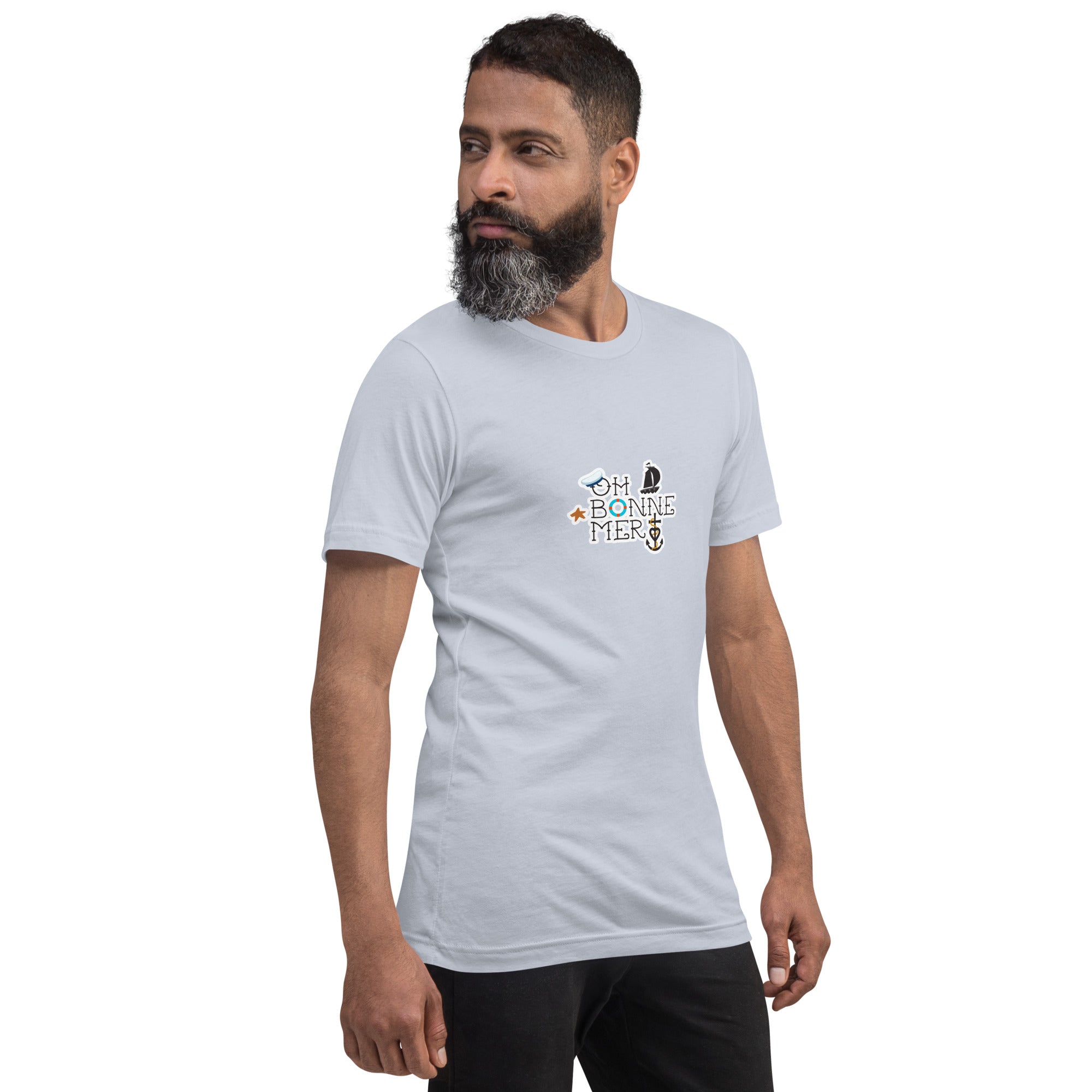 T-shirt en coton unisexe Oh Bonne Mer 3 sur couleurs claires