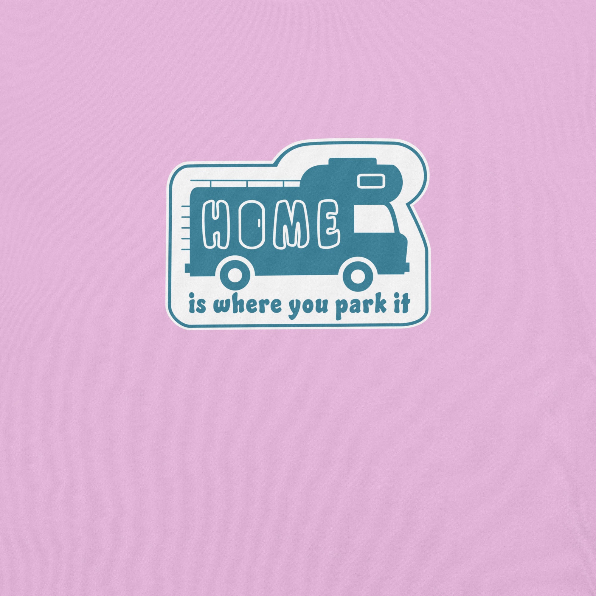 Unisex cotton t-shirt Bold Camper Van on light colors