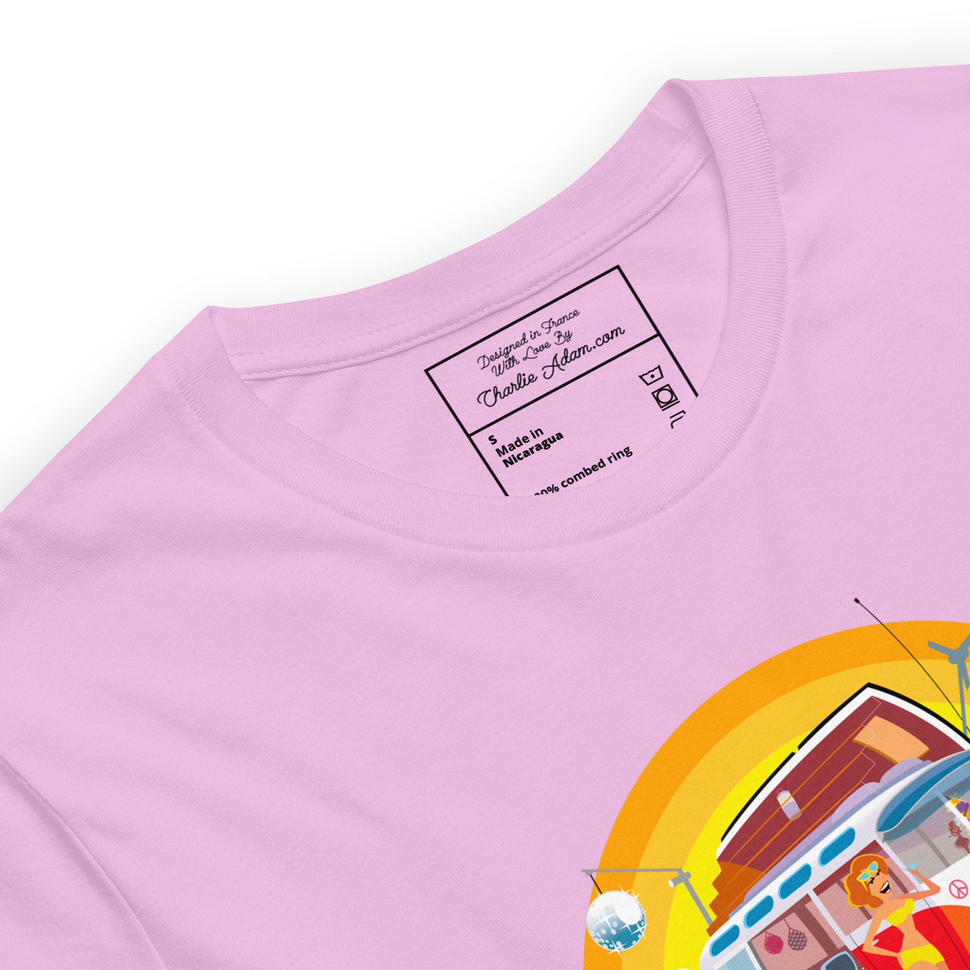 Unisex cotton t-shirt Ultra Combi on light colors