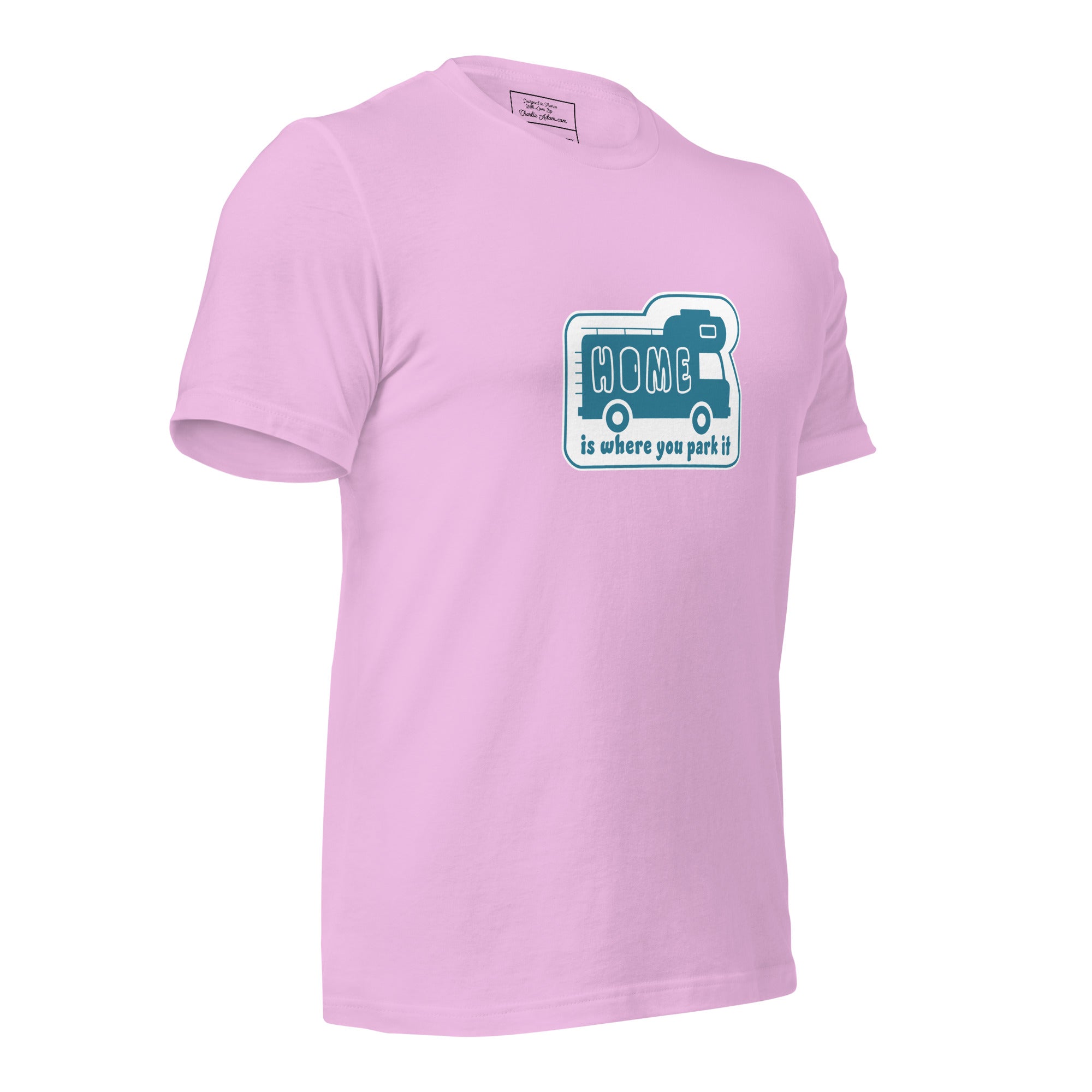 Unisex cotton t-shirt Bold Camper Van on light colors