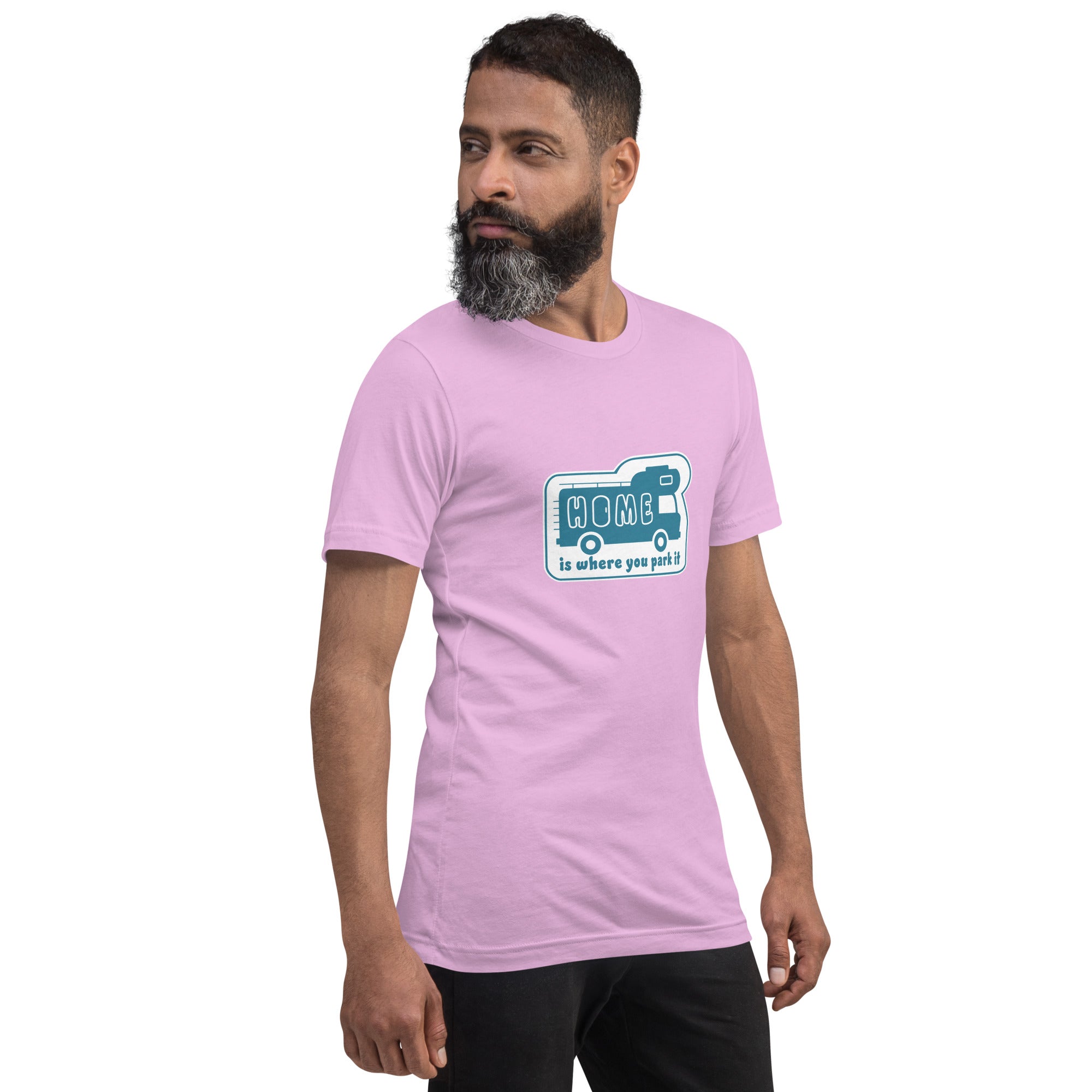 Unisex cotton t-shirt Bold Camper Van on light colors