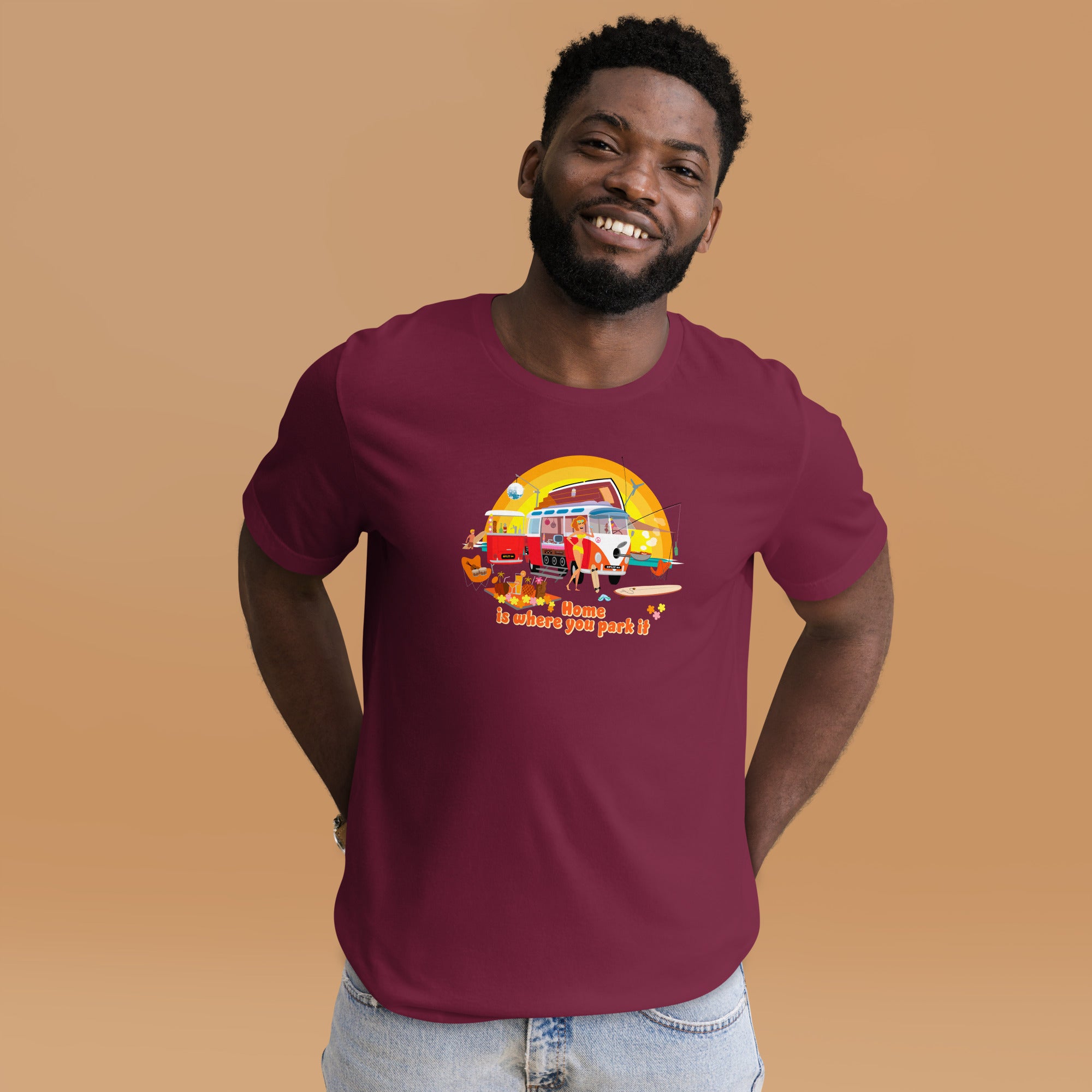 Unisex cotton t-shirt Ultra Combi on dark colors