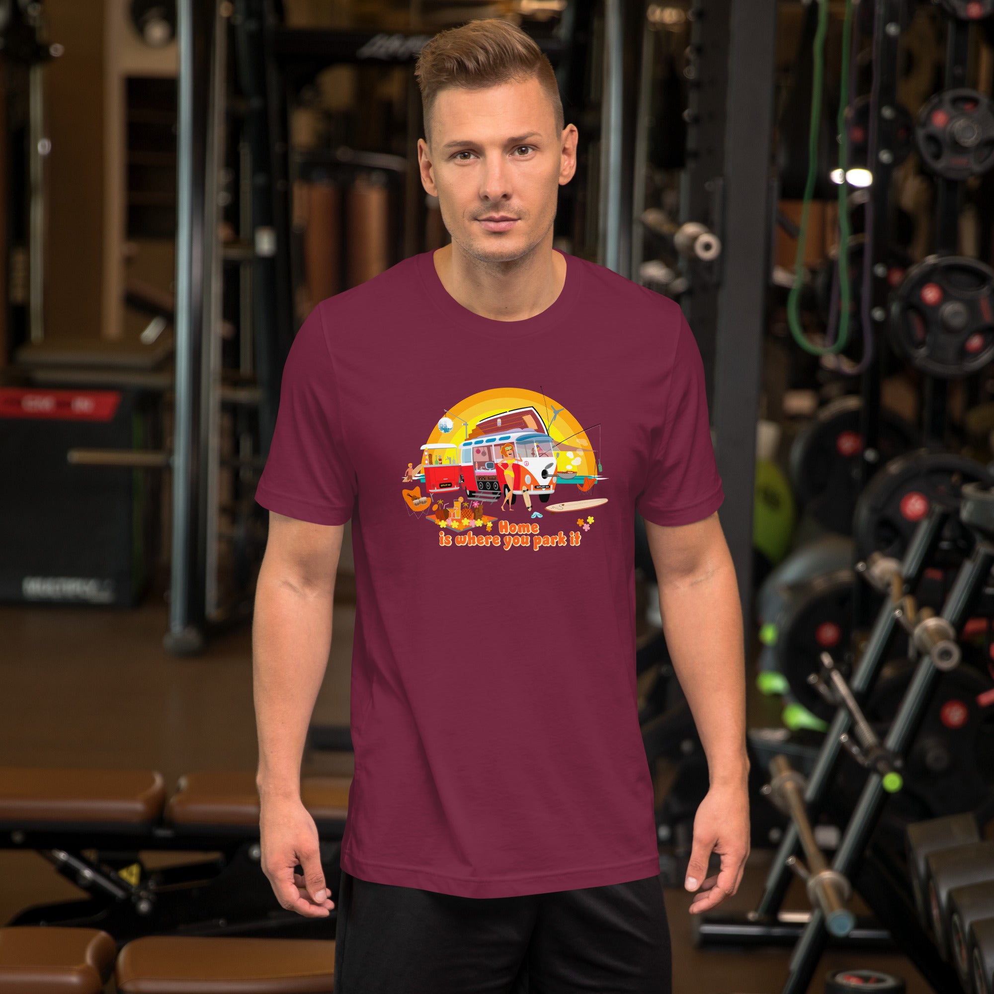 Unisex cotton t-shirt Ultra Combi on dark colors