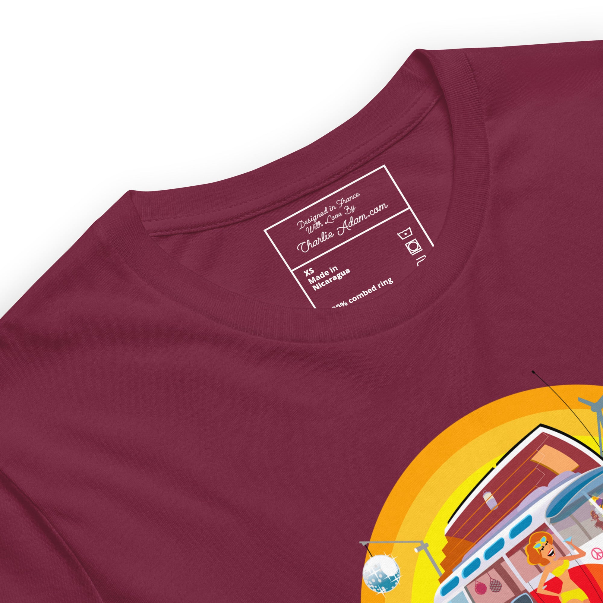 Unisex cotton t-shirt Ultra Combi on dark colors