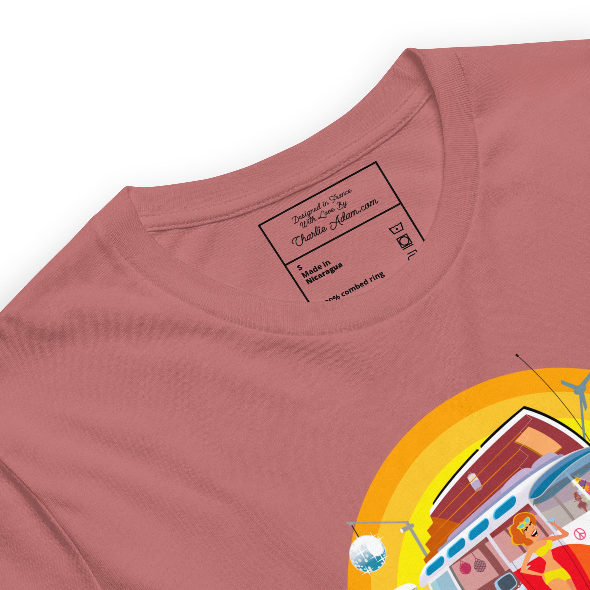 Unisex cotton t-shirt Ultra Combi on bright colors