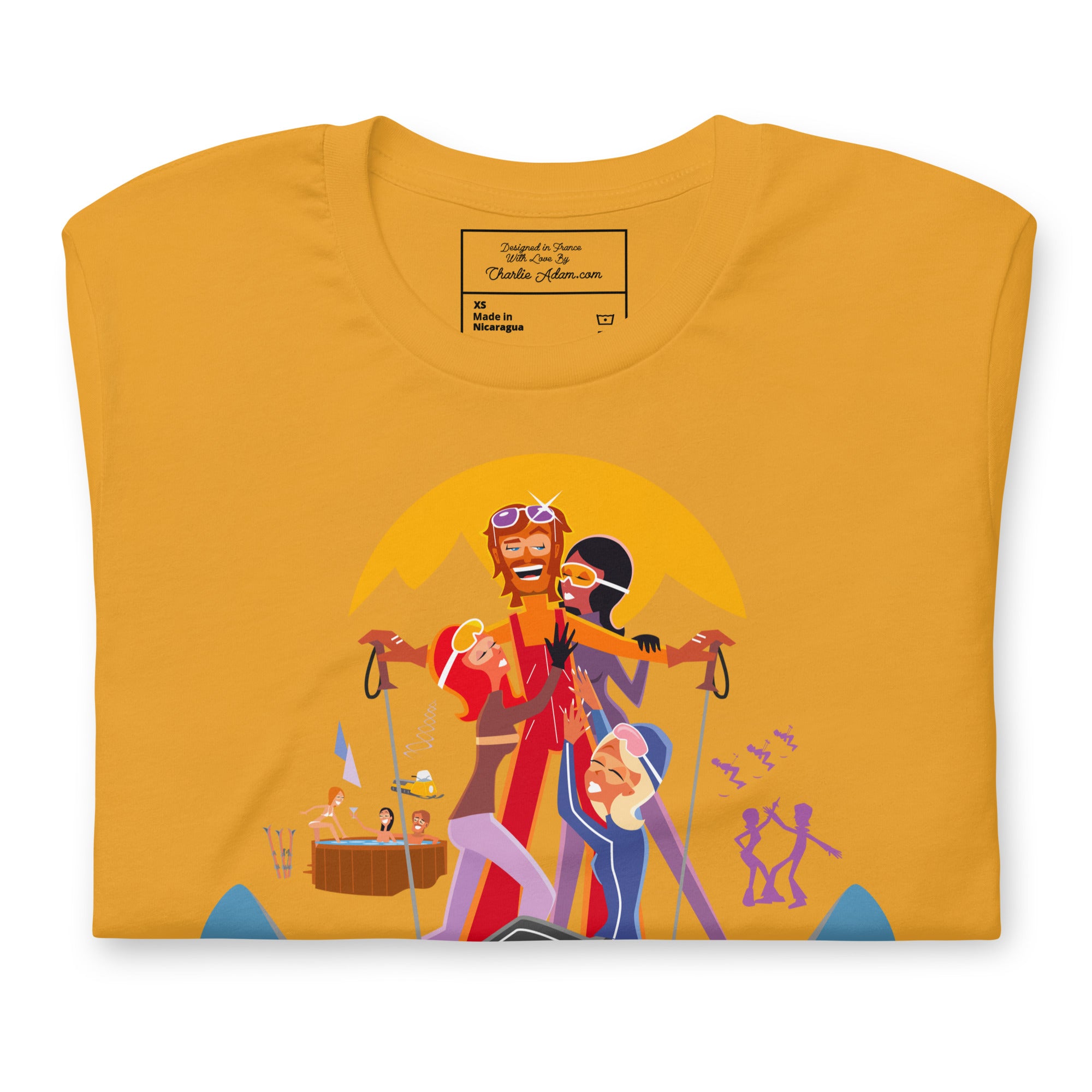 T-shirt en coton unisexe Love instructor First lesson free sur couleurs claires