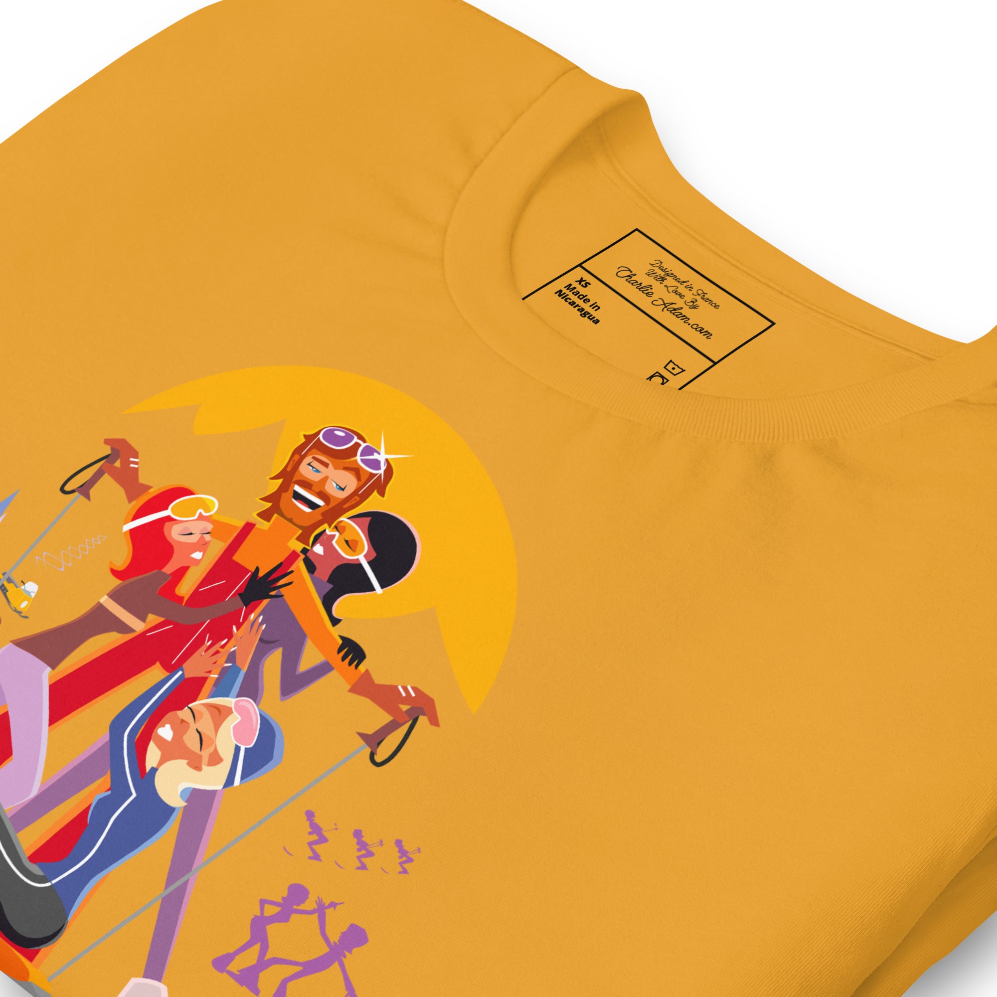 T-shirt en coton unisexe Love instructor First lesson free sur couleurs claires