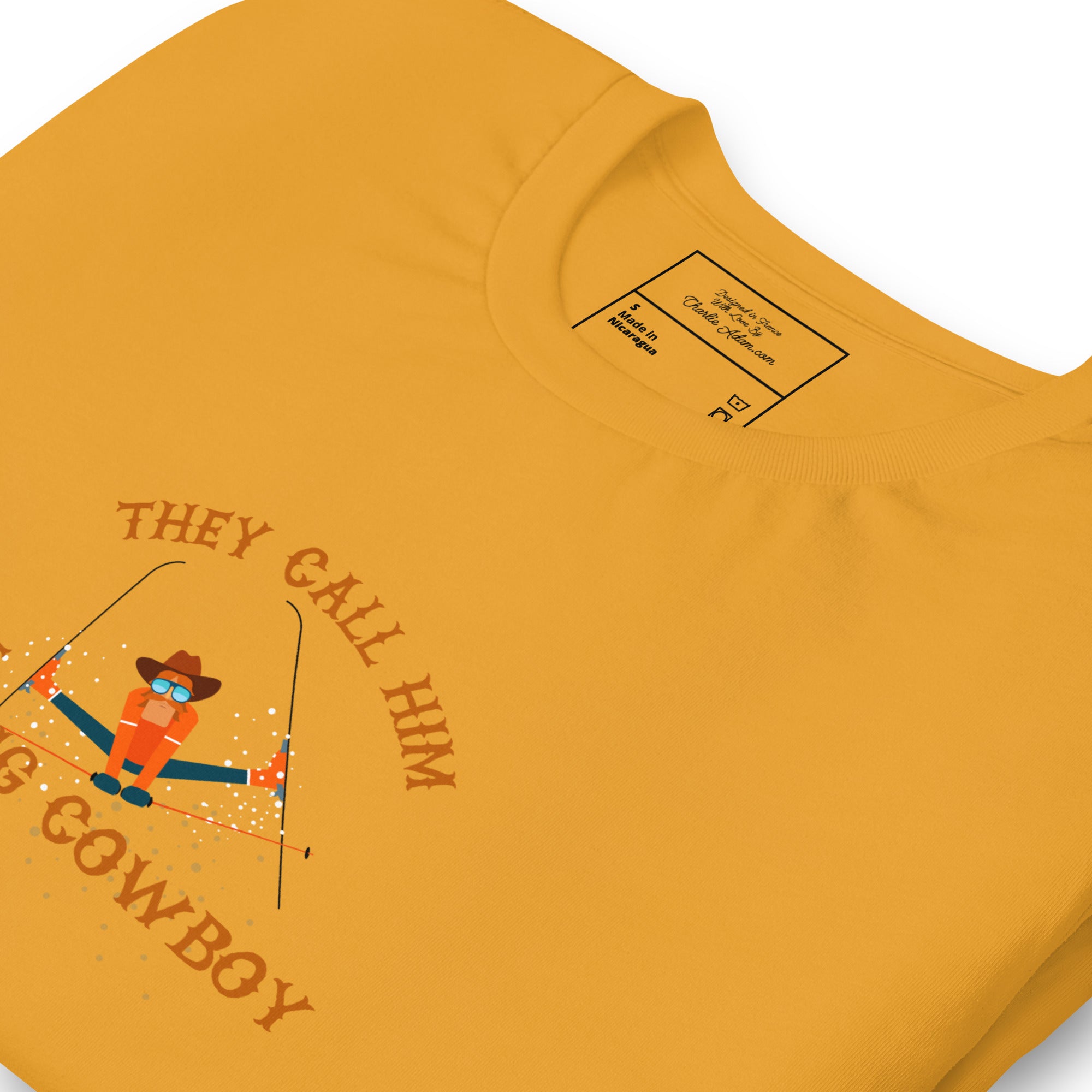 T-shirt en coton unisexe Hot Dogger sur couleurs vives