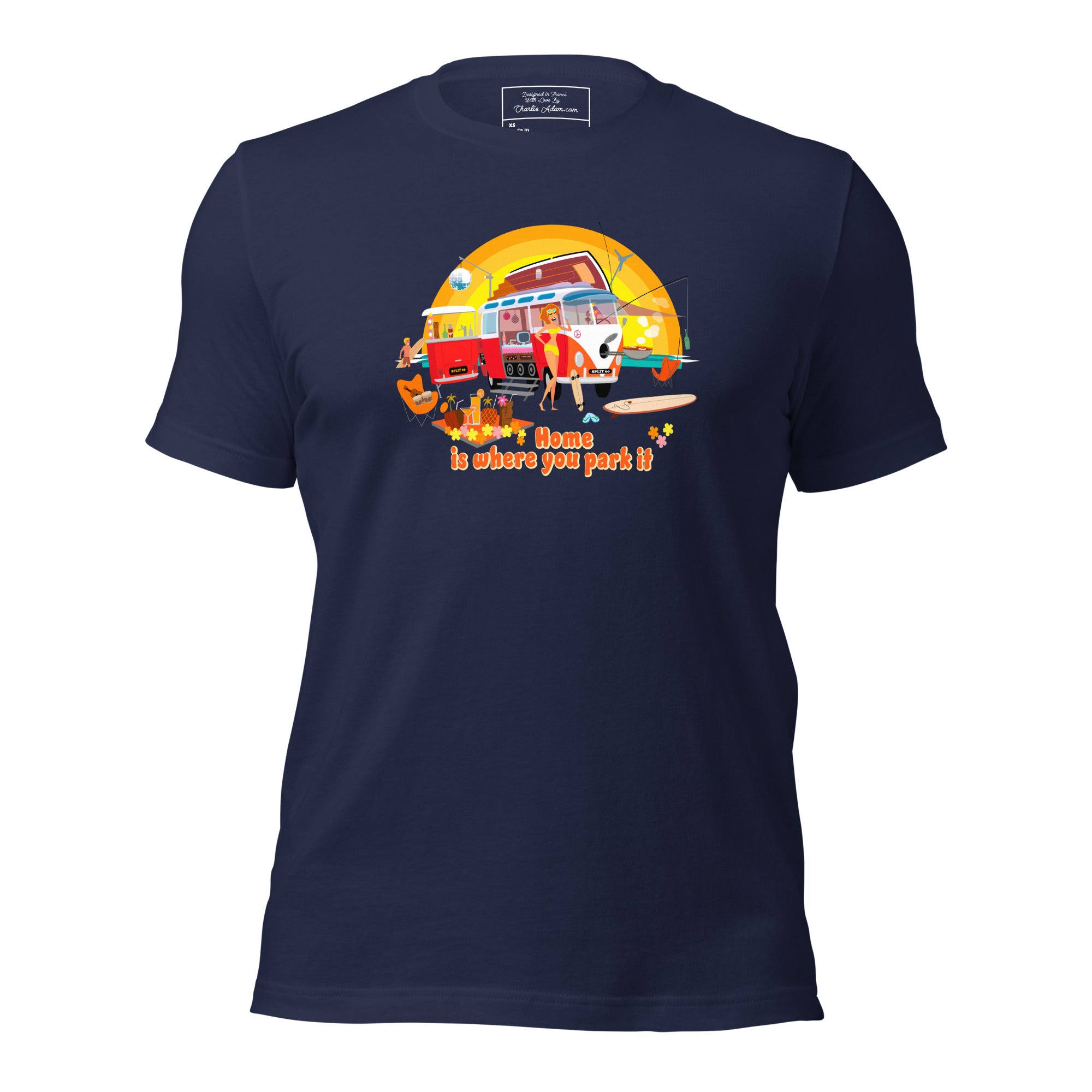 Unisex cotton t-shirt Ultra Combi on dark colors
