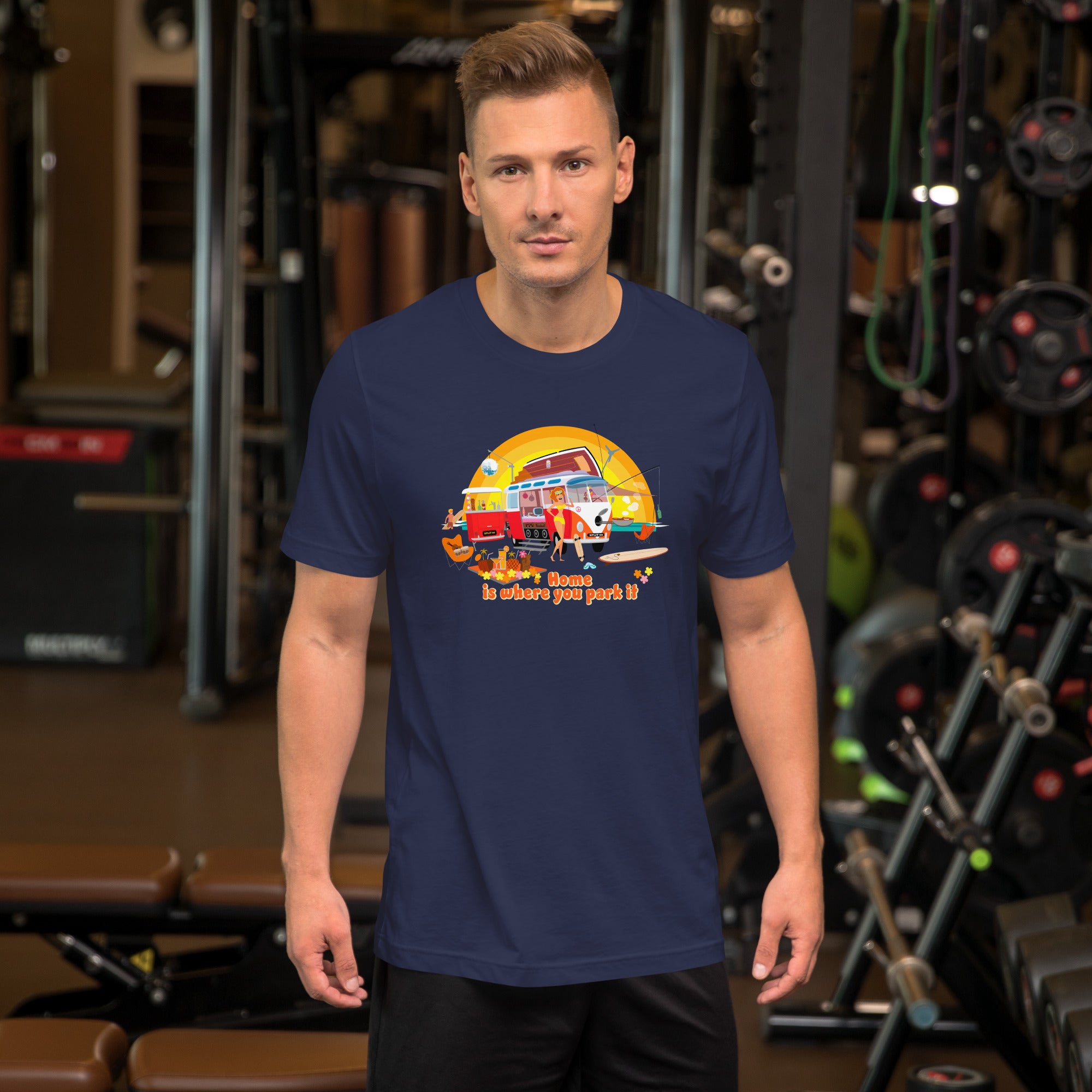 Unisex cotton t-shirt Ultra Combi on dark colors