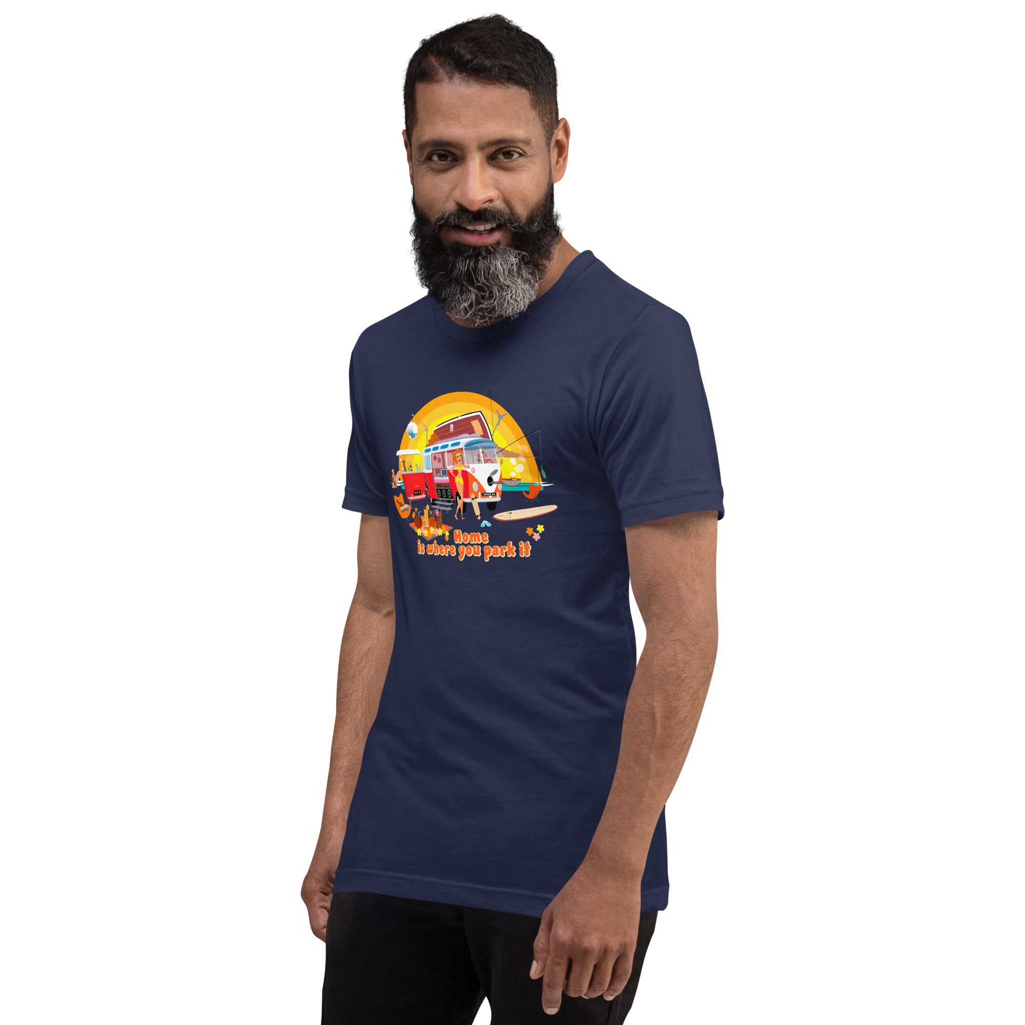 Unisex cotton t-shirt Ultra Combi on dark colors