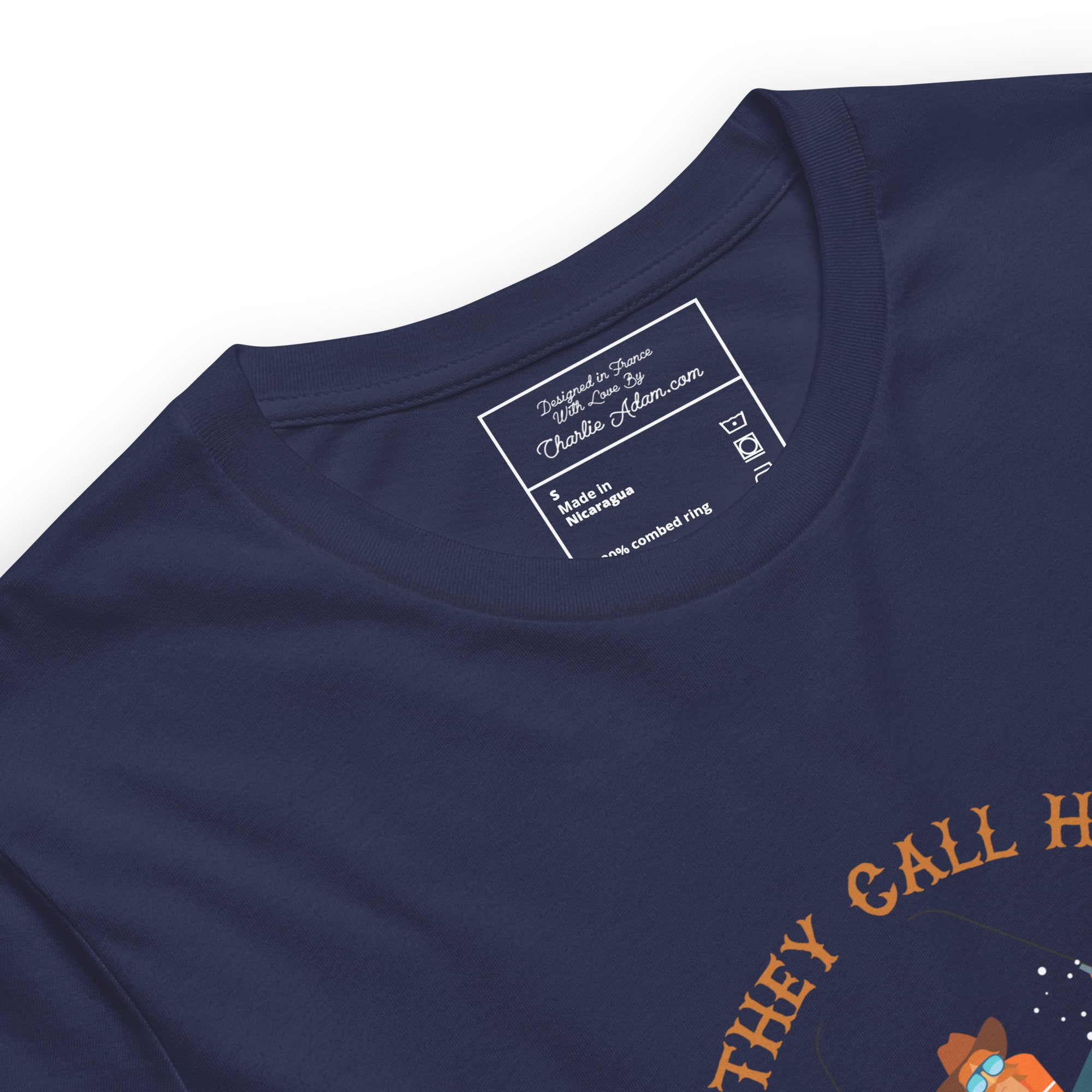 T-shirt en coton unisexe Hot Dogger sur couleurs foncées