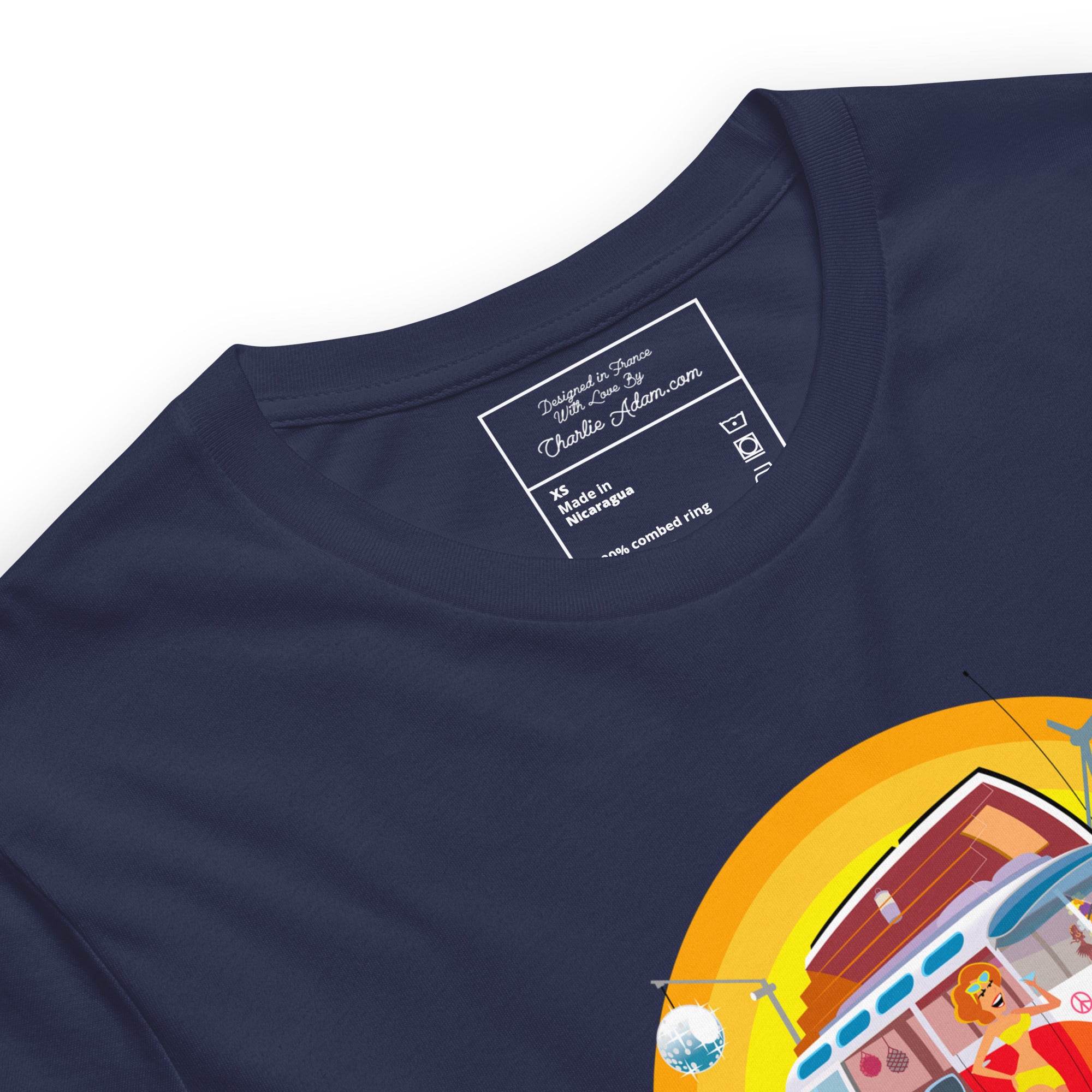 Unisex cotton t-shirt Ultra Combi on dark colors