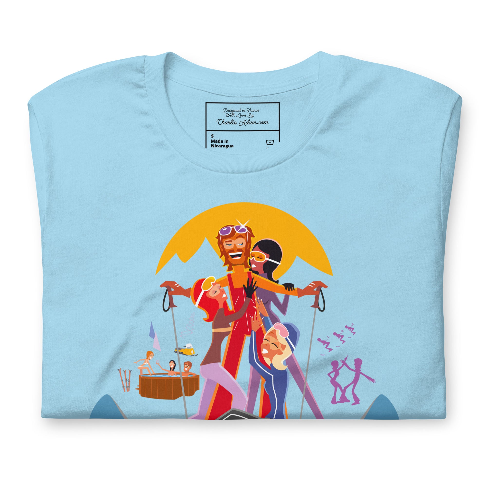 T-shirt en coton unisexe Love instructor First lesson free sur couleurs claires