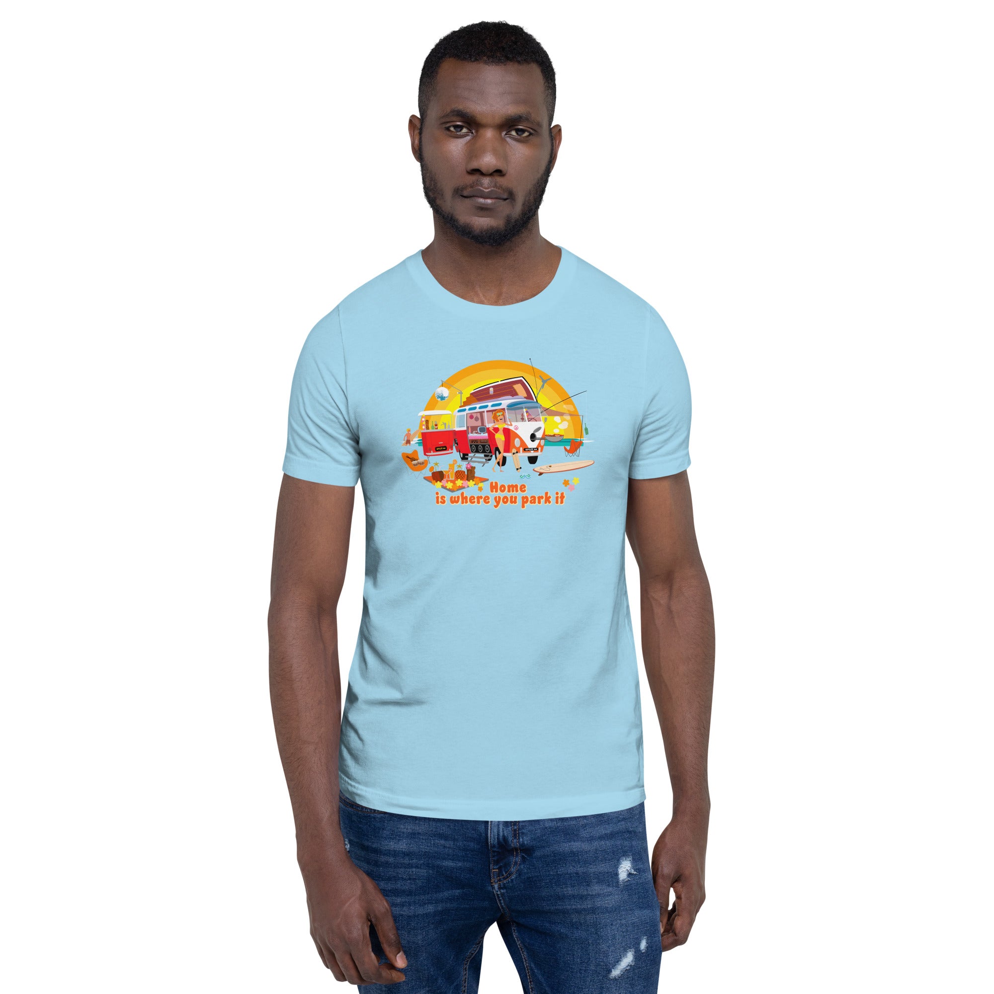 Unisex cotton t-shirt Ultra Combi on bright colors