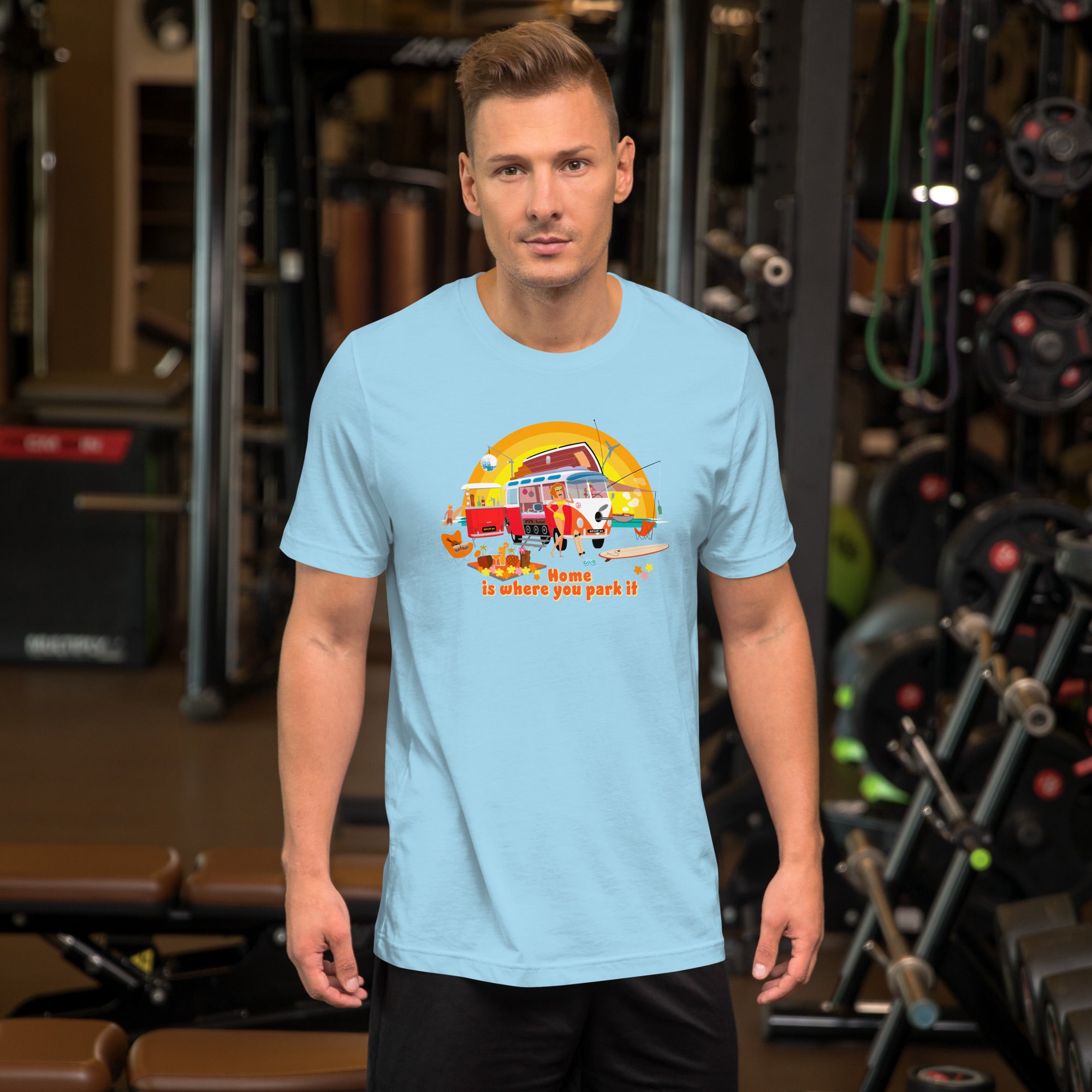 Unisex cotton t-shirt Ultra Combi on bright colors