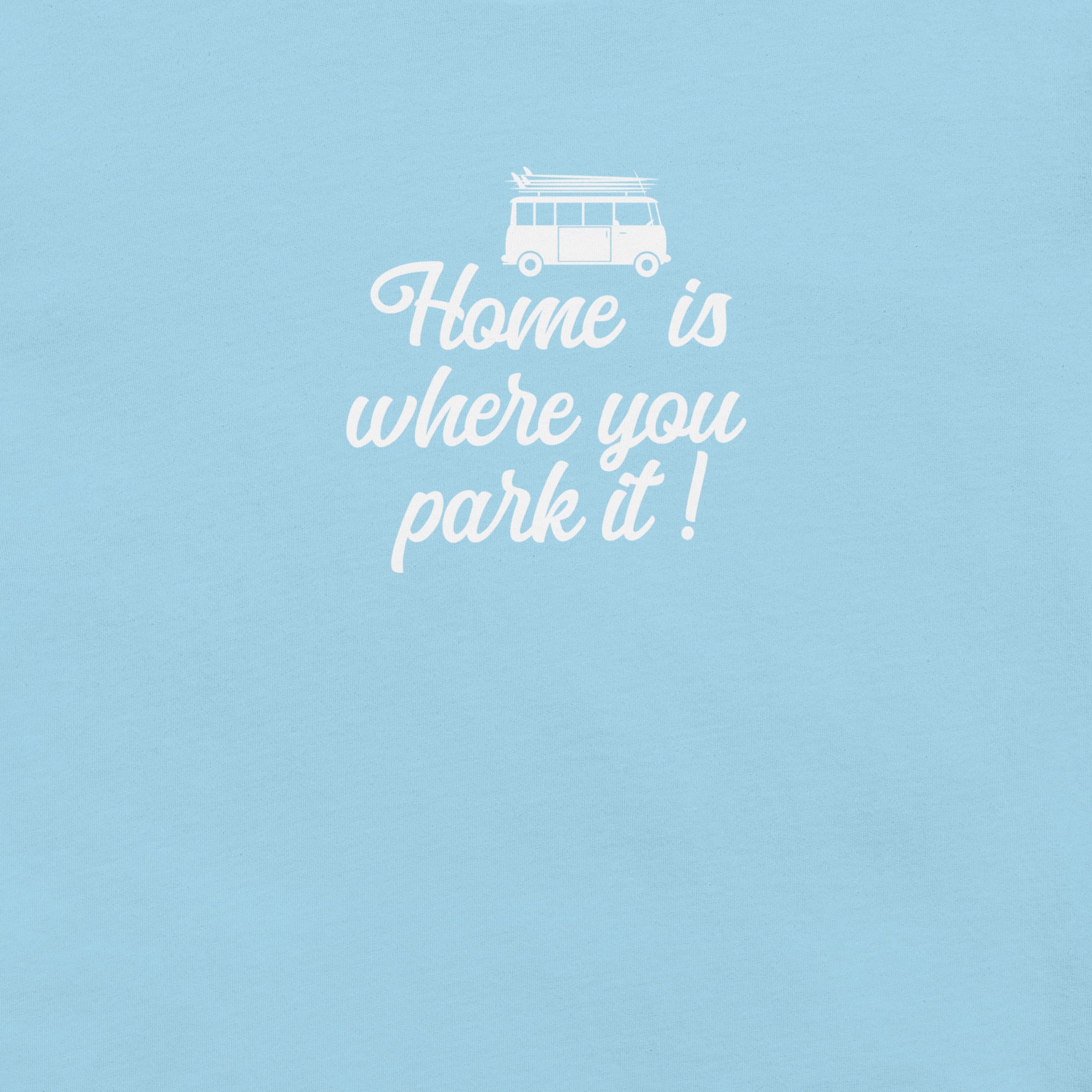 T-shirt en coton unisexe White Surf Combi sur couleurs vives