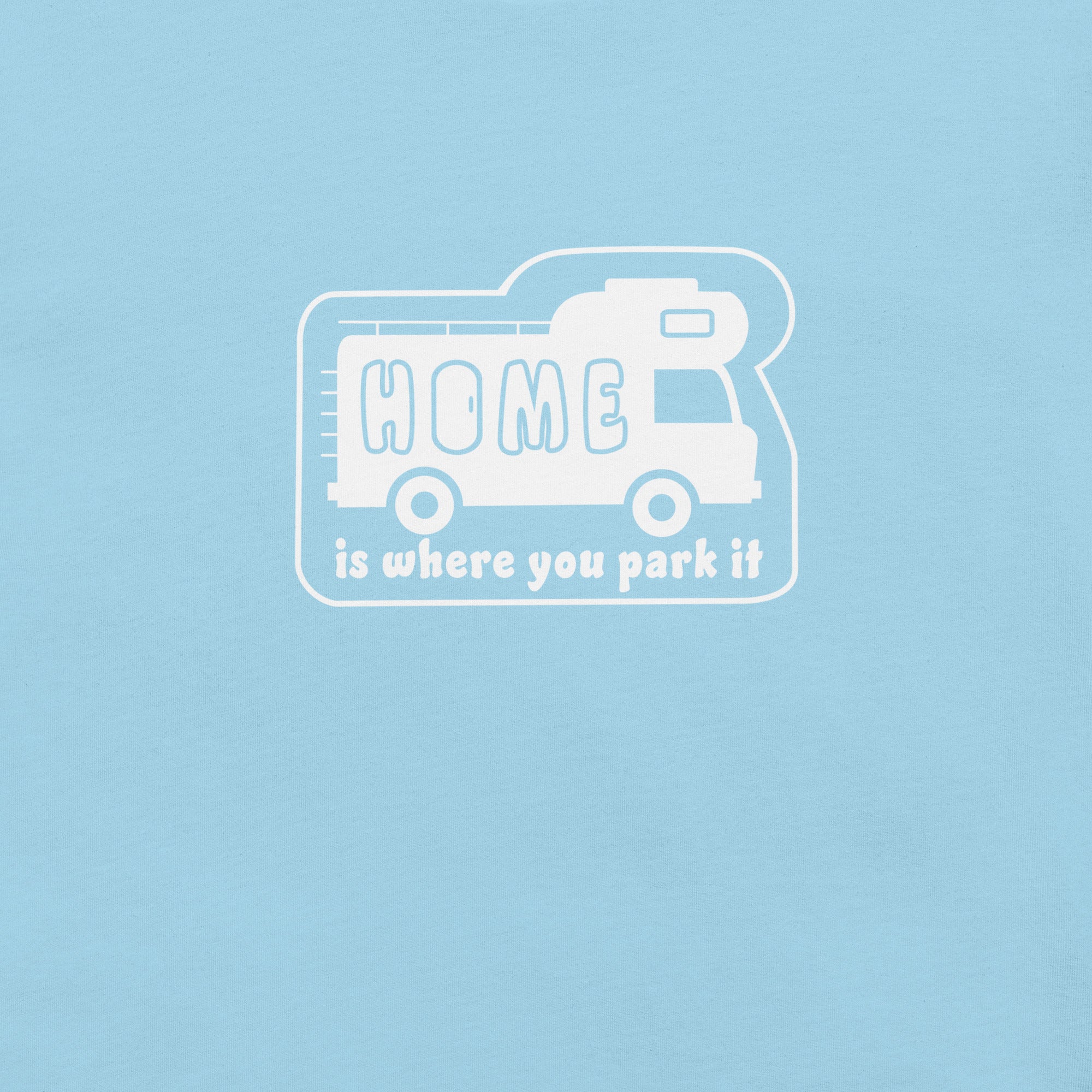 Unisex cotton t-shirt Bold Camper Van on bright colors