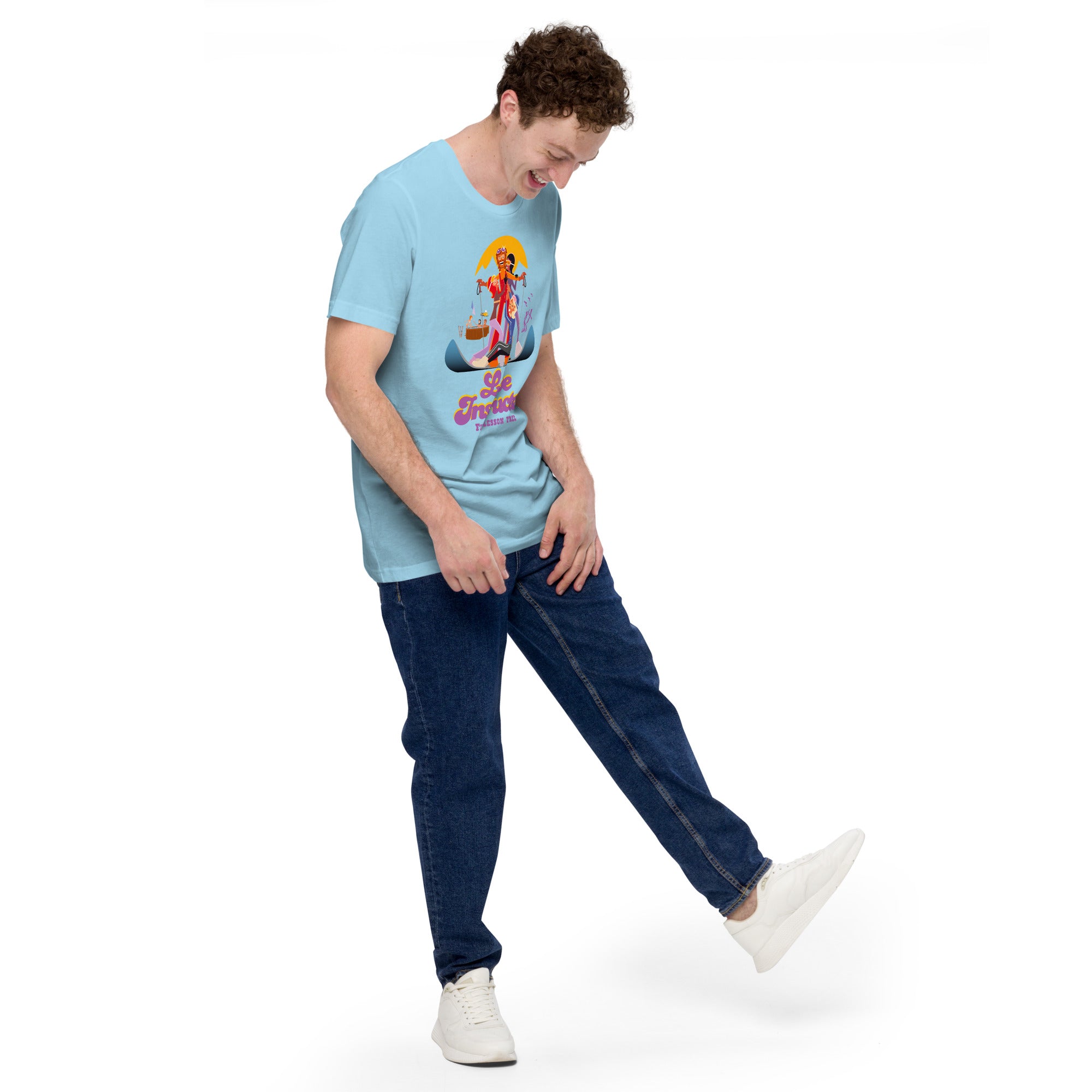 T-shirt en coton unisexe Love instructor First lesson free sur couleurs vives