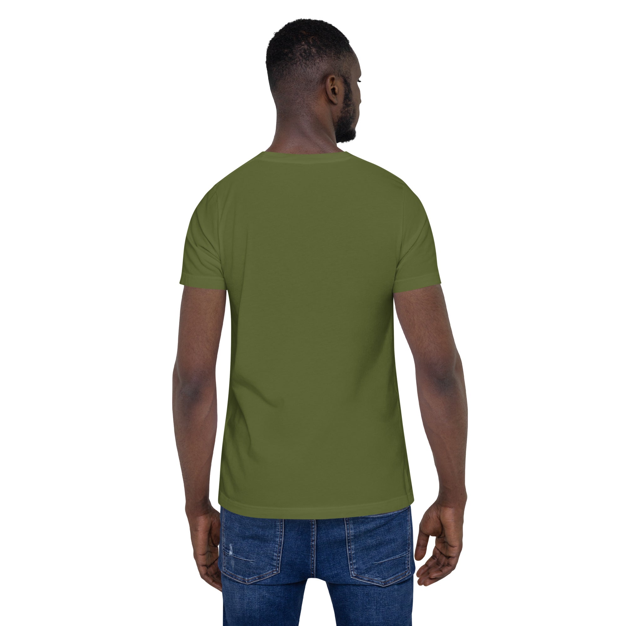 Unisex cotton t-shirt White Surf Combi on greens