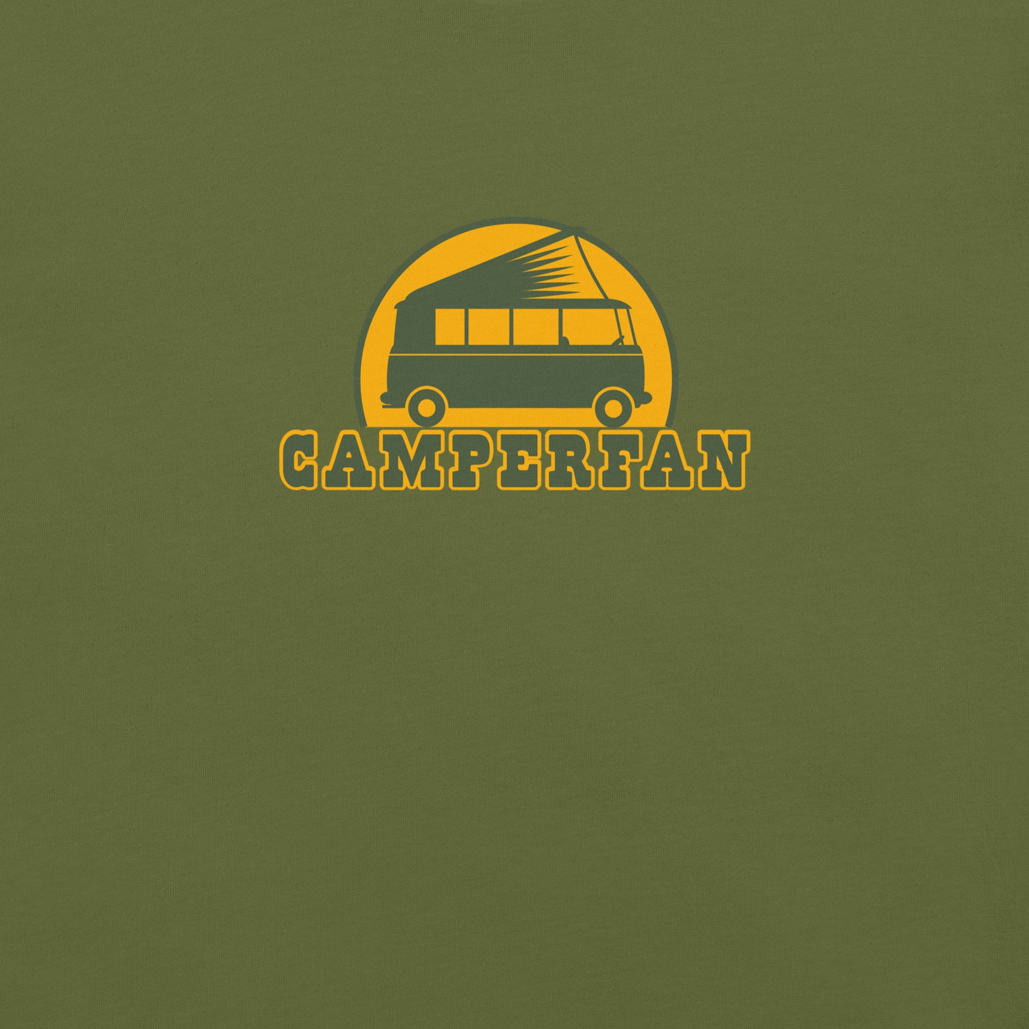 T-shirt en coton unisexe Camperfan sur verts