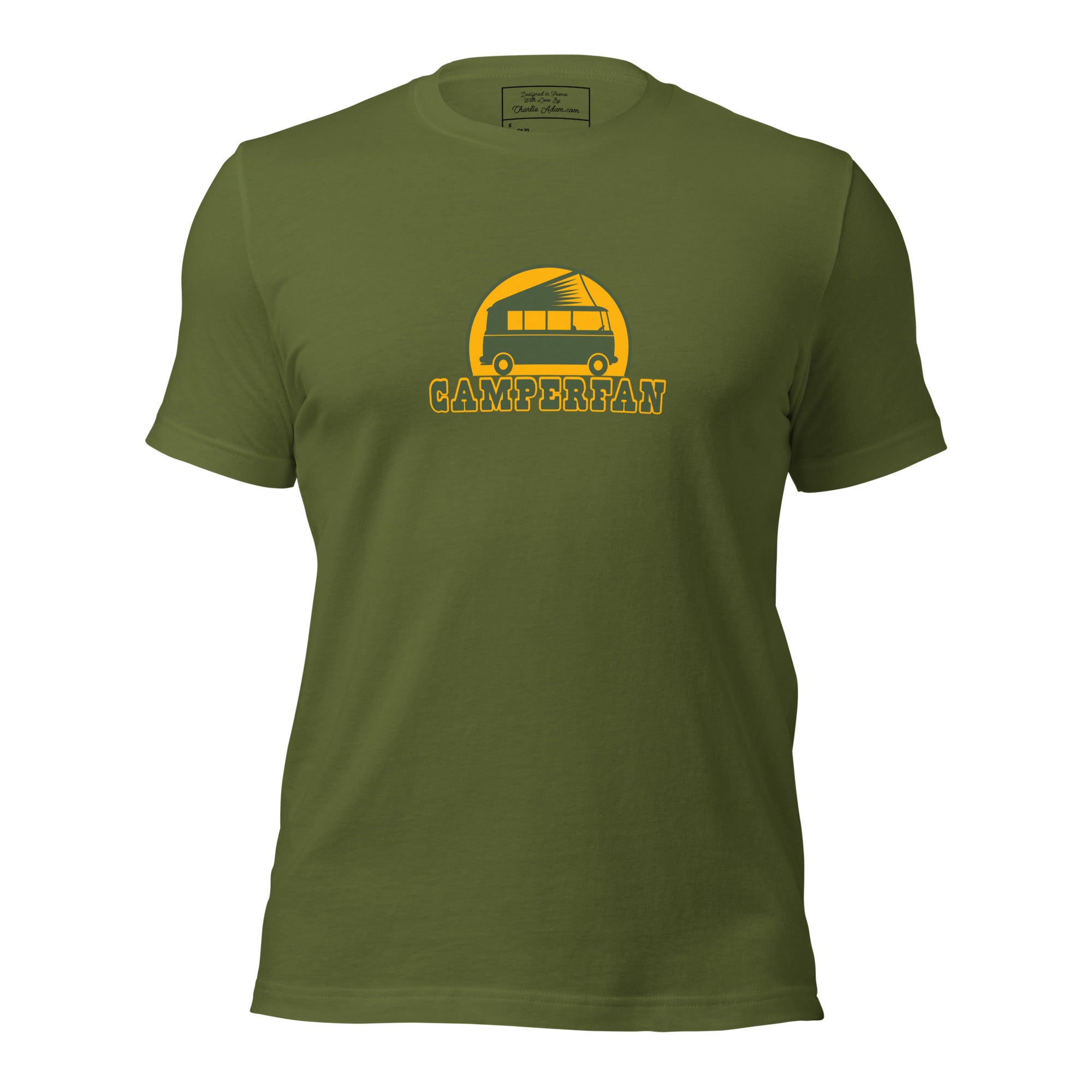 T-shirt en coton unisexe Camperfan sur verts