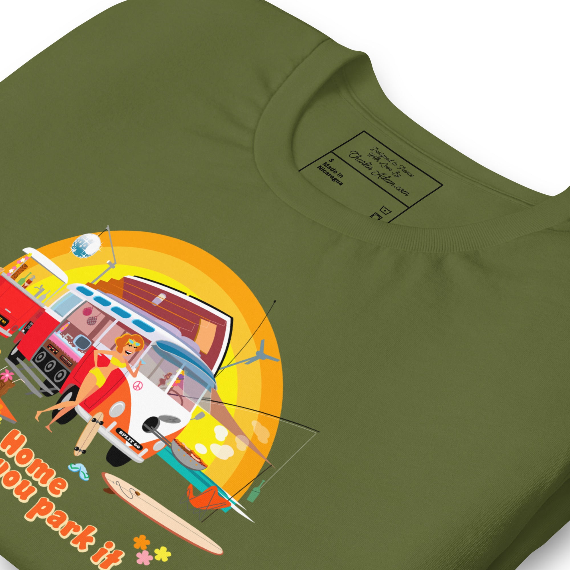 T-shirt en coton unisexe Ultra Combi sur couleurs verts