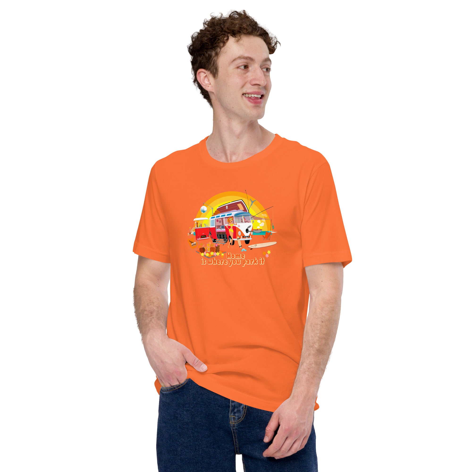 Unisex cotton t-shirt Ultra Combi on bright colors