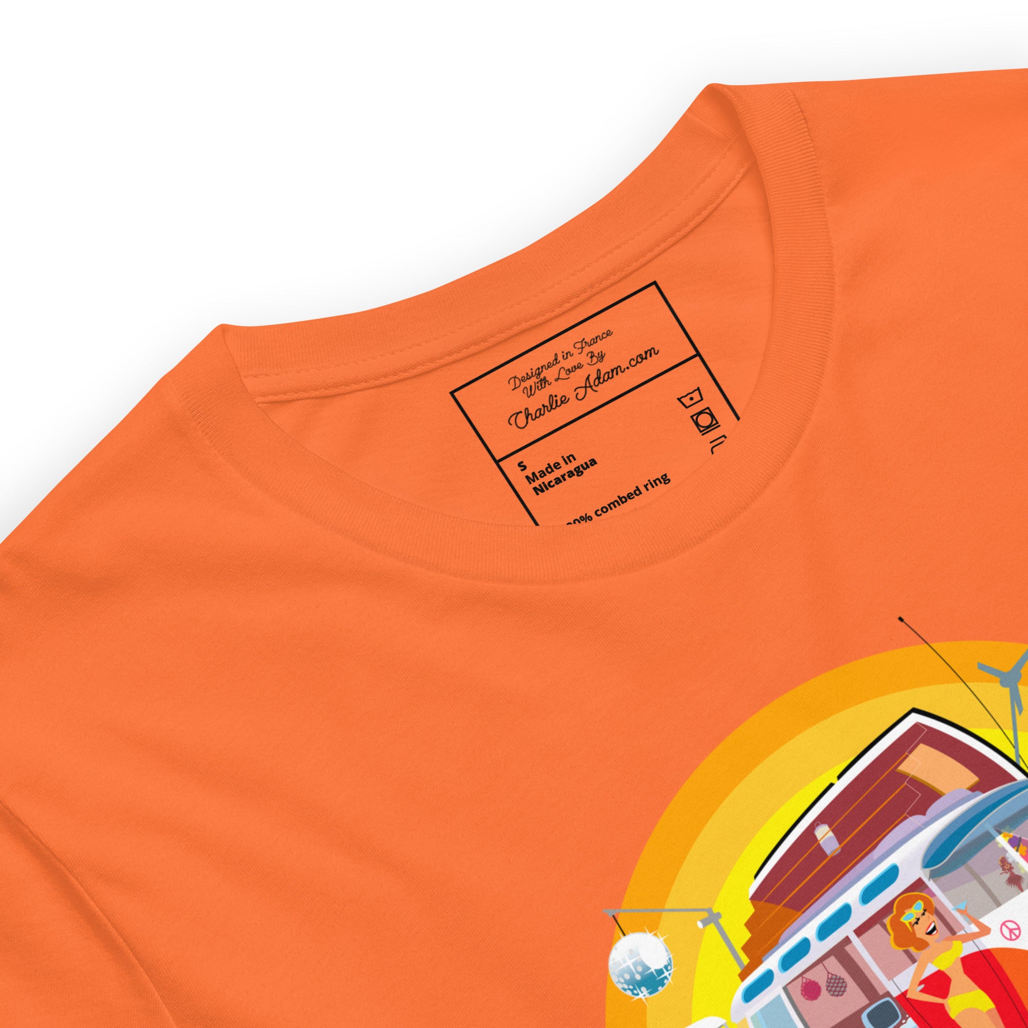 Unisex cotton t-shirt Ultra Combi on bright colors