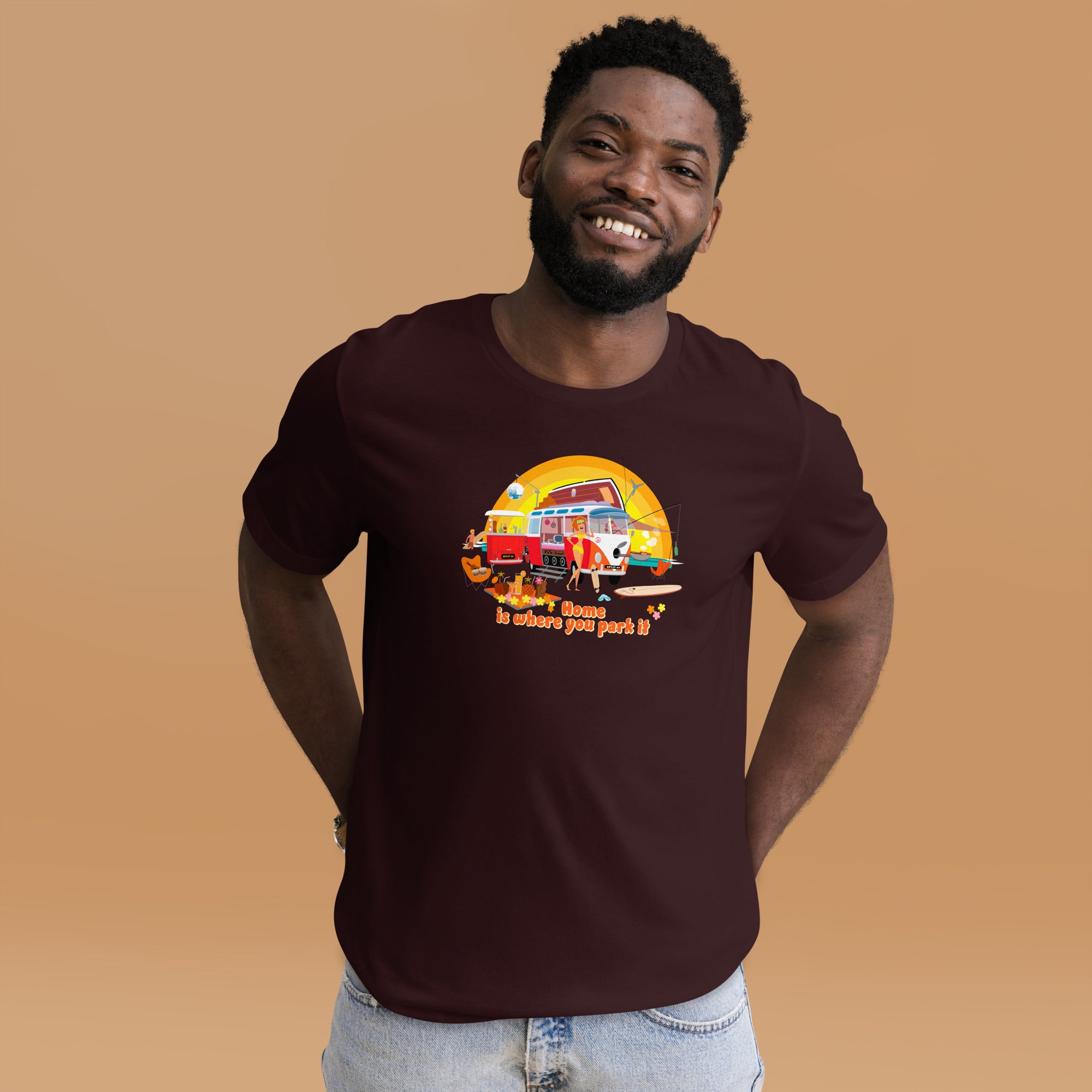 Unisex cotton t-shirt Ultra Combi on dark colors