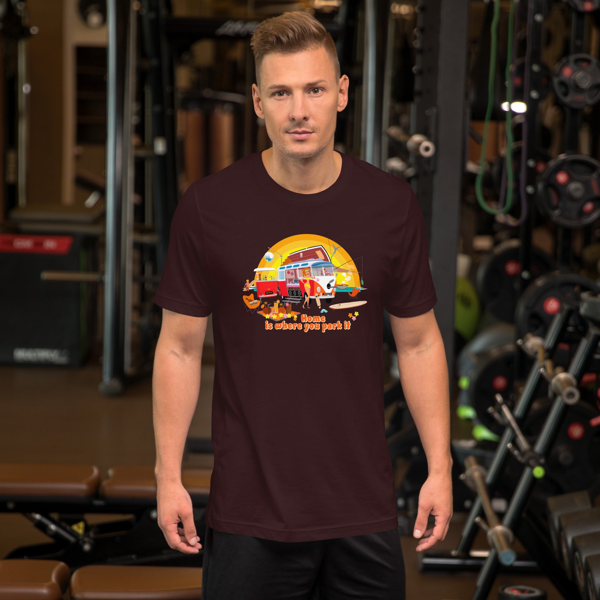 Unisex cotton t-shirt Ultra Combi on dark colors