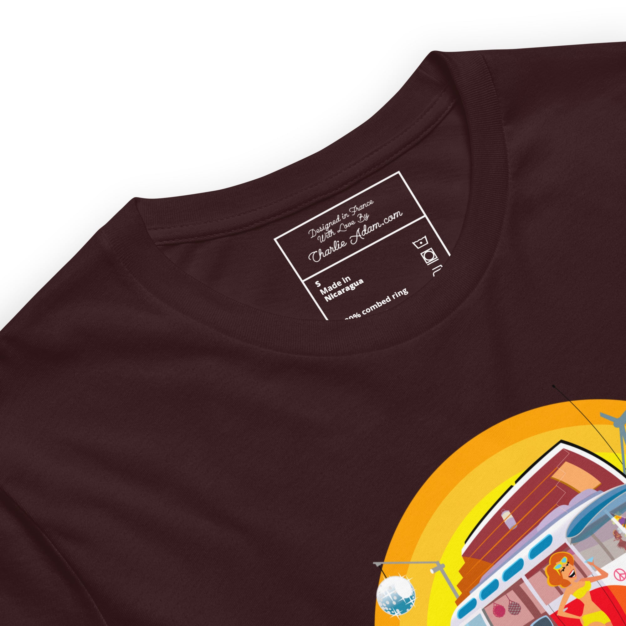 Unisex cotton t-shirt Ultra Combi on dark colors