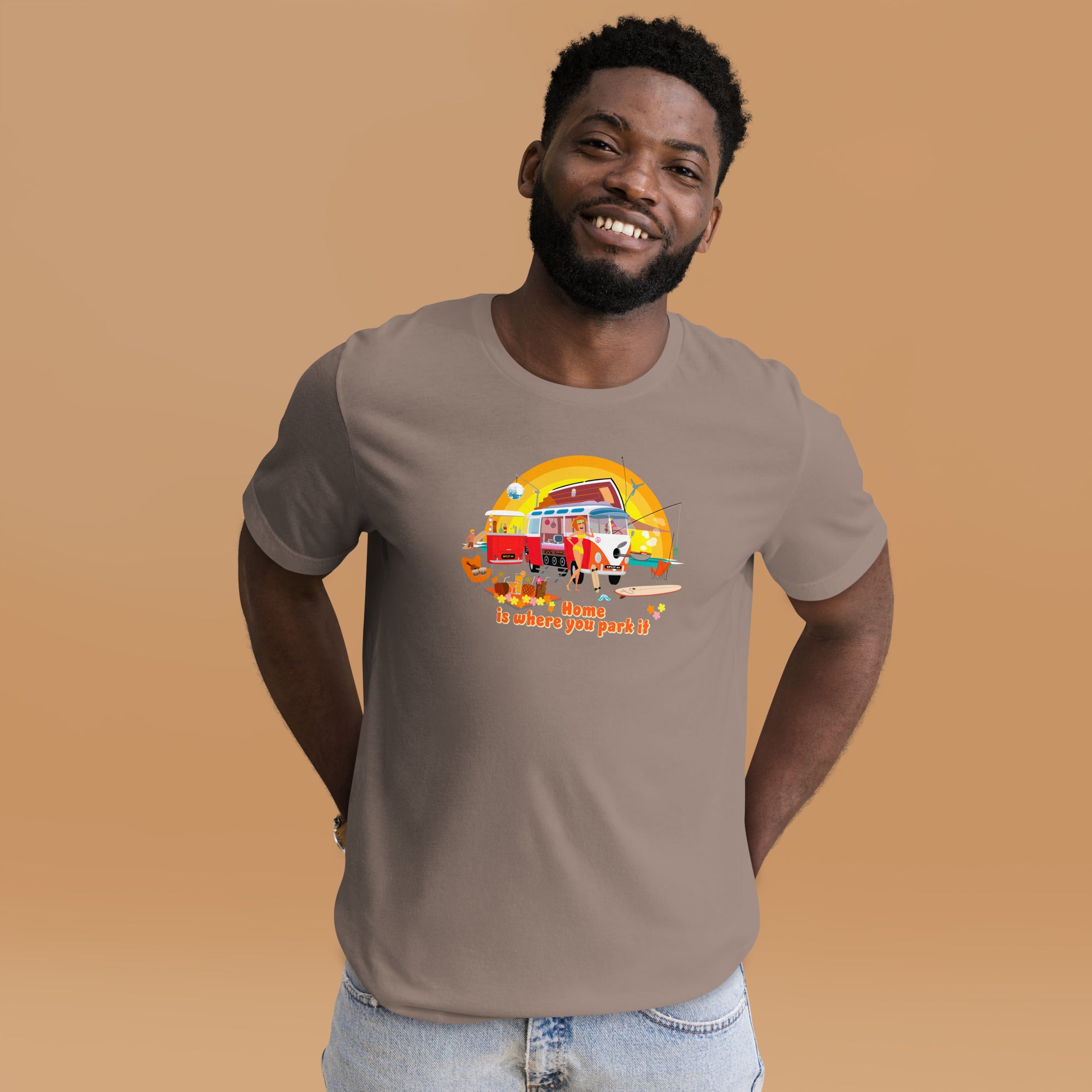 Unisex cotton t-shirt Ultra Combi on dark colors