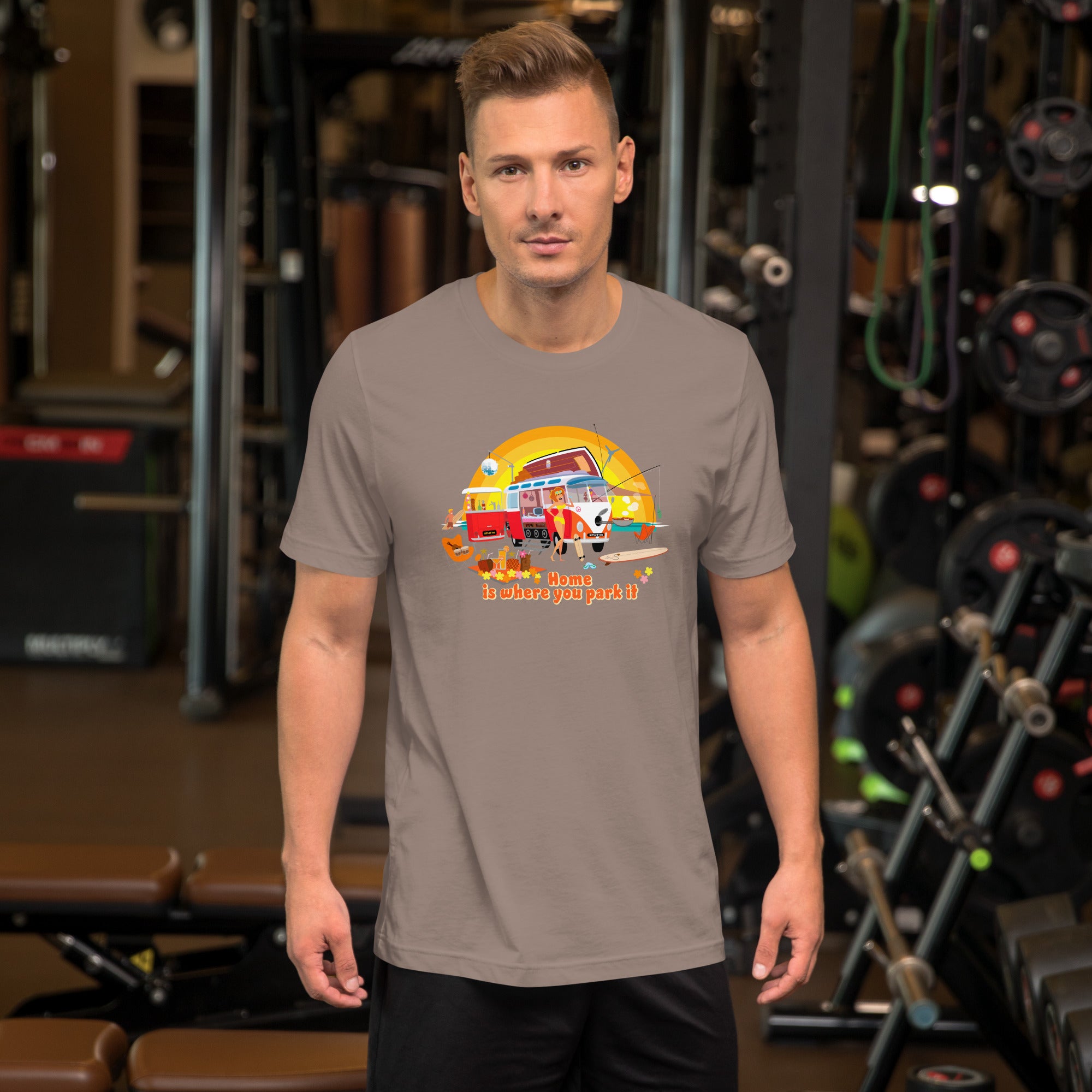 Unisex cotton t-shirt Ultra Combi on dark colors